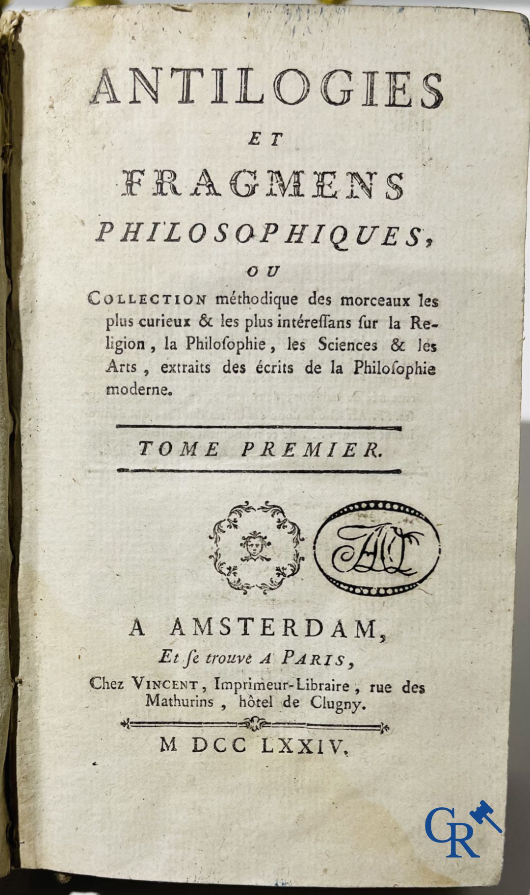 Early printed books: Abbé de Fontenay (4 volumes) 1774 and Les oeuvres de monsieur de Crébillon (3 volumes) 1754.