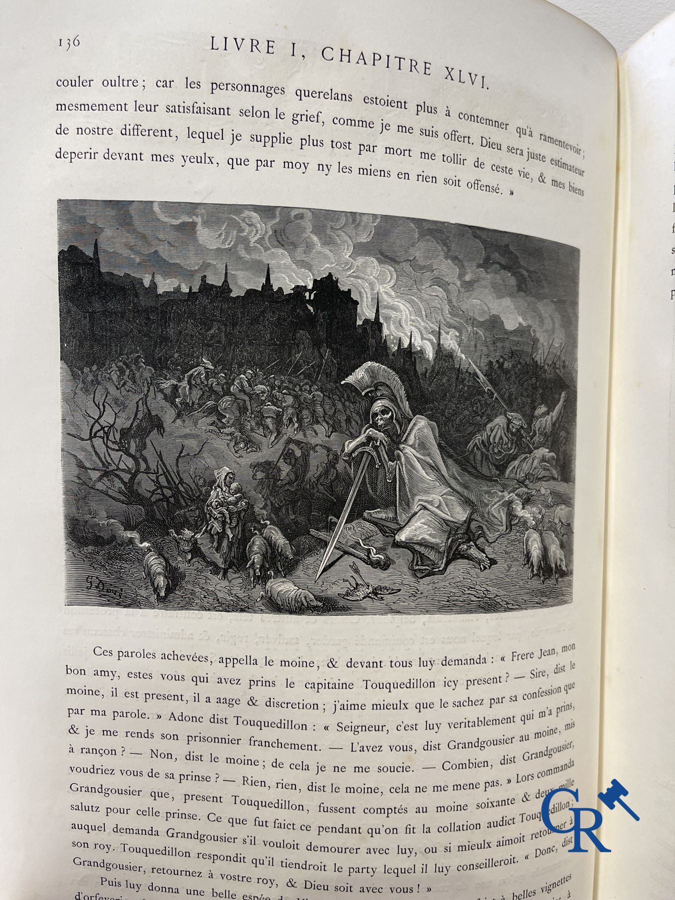 Books: Rabelais François, Works by Rabelais, drawings by Gustave Doré. Dante Alighieri, La Divina Commedia.