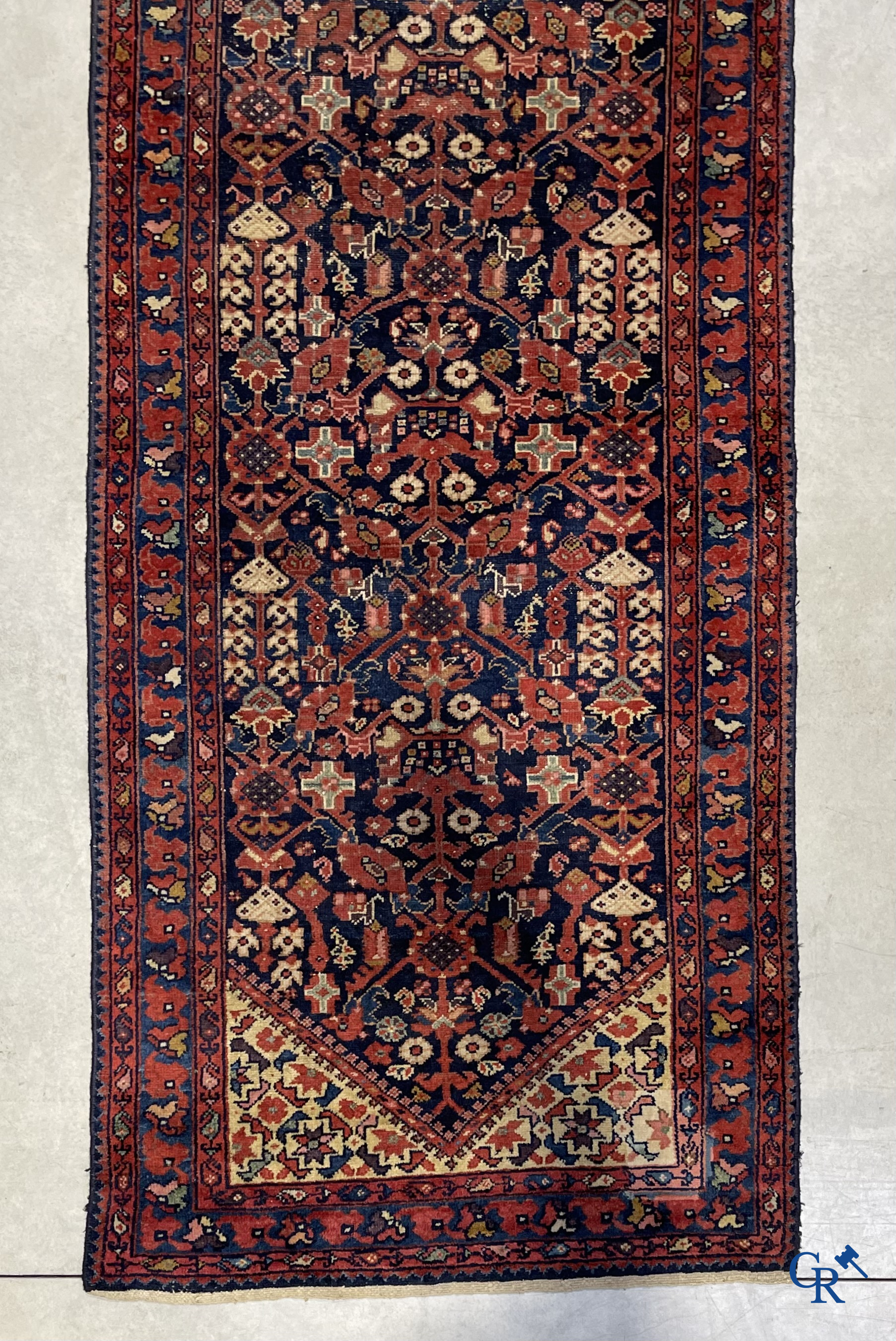 Oriental carpets: Antique hand-knotted Oriental carpet.