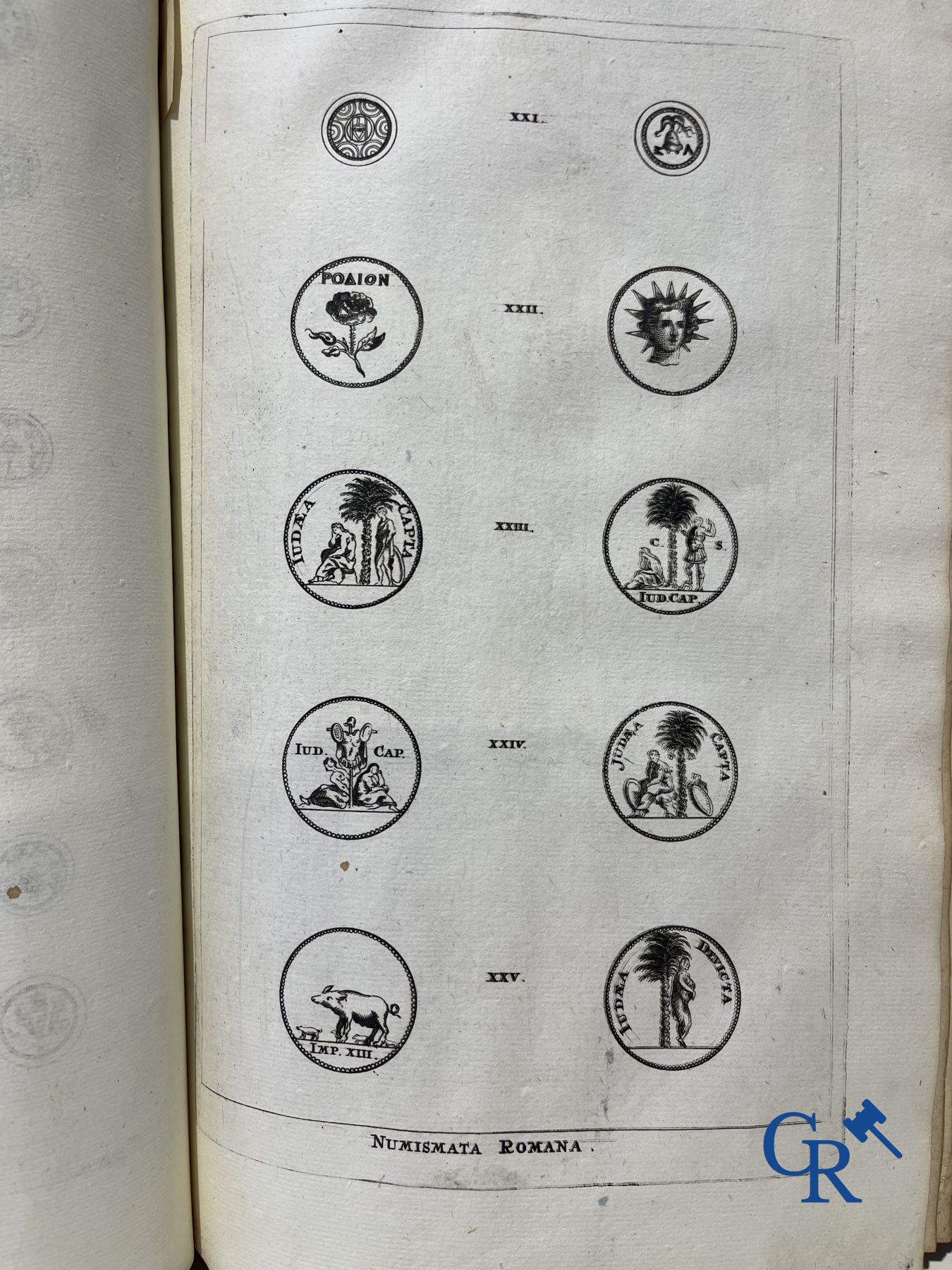 Oude Boekdrukken: Calmet Augustino, Dictionarium cum figuris Antiquitates Judaicas repraesentantibus.1729.