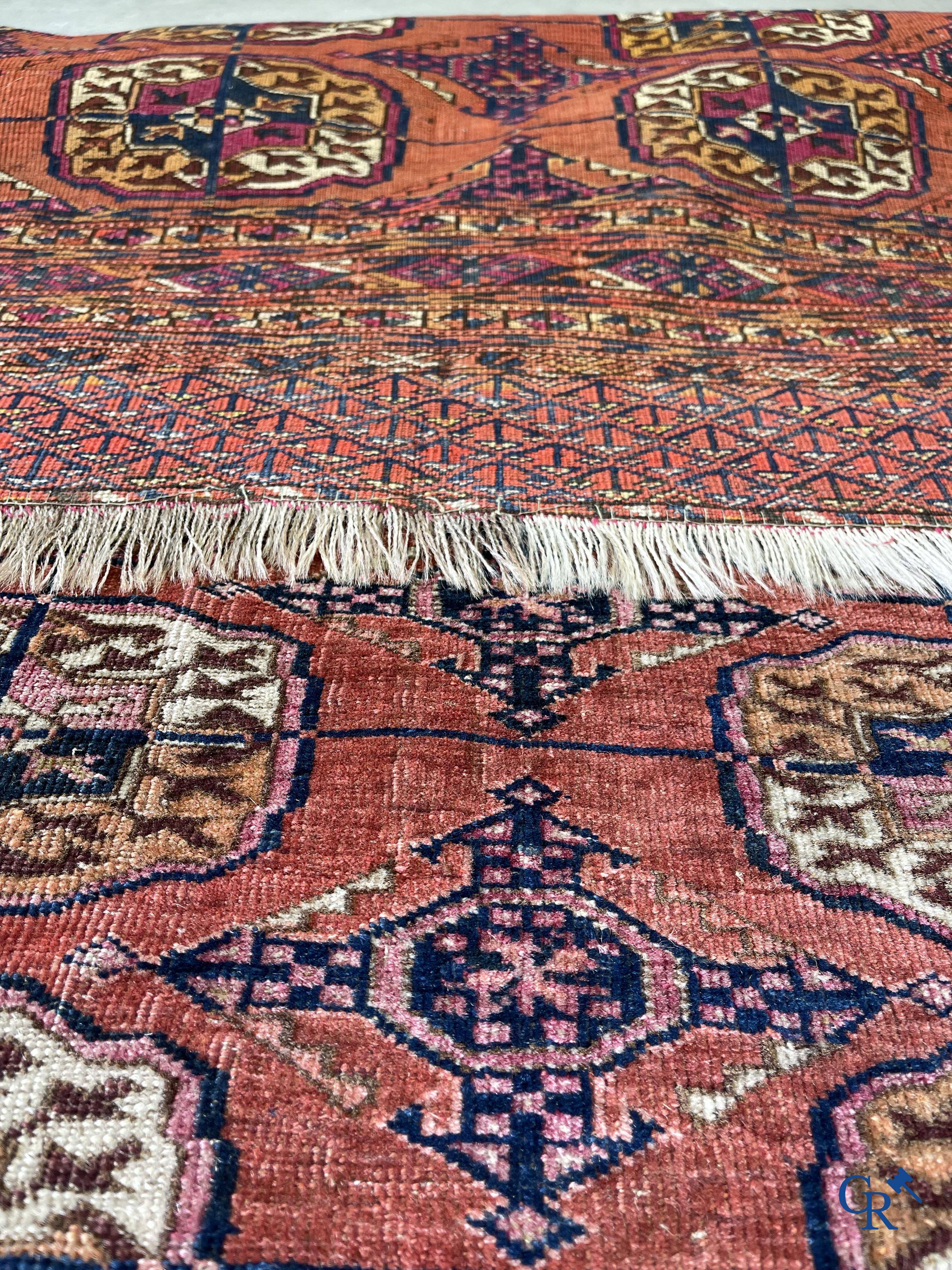 Oriental carpets, an antique oriental carpet.