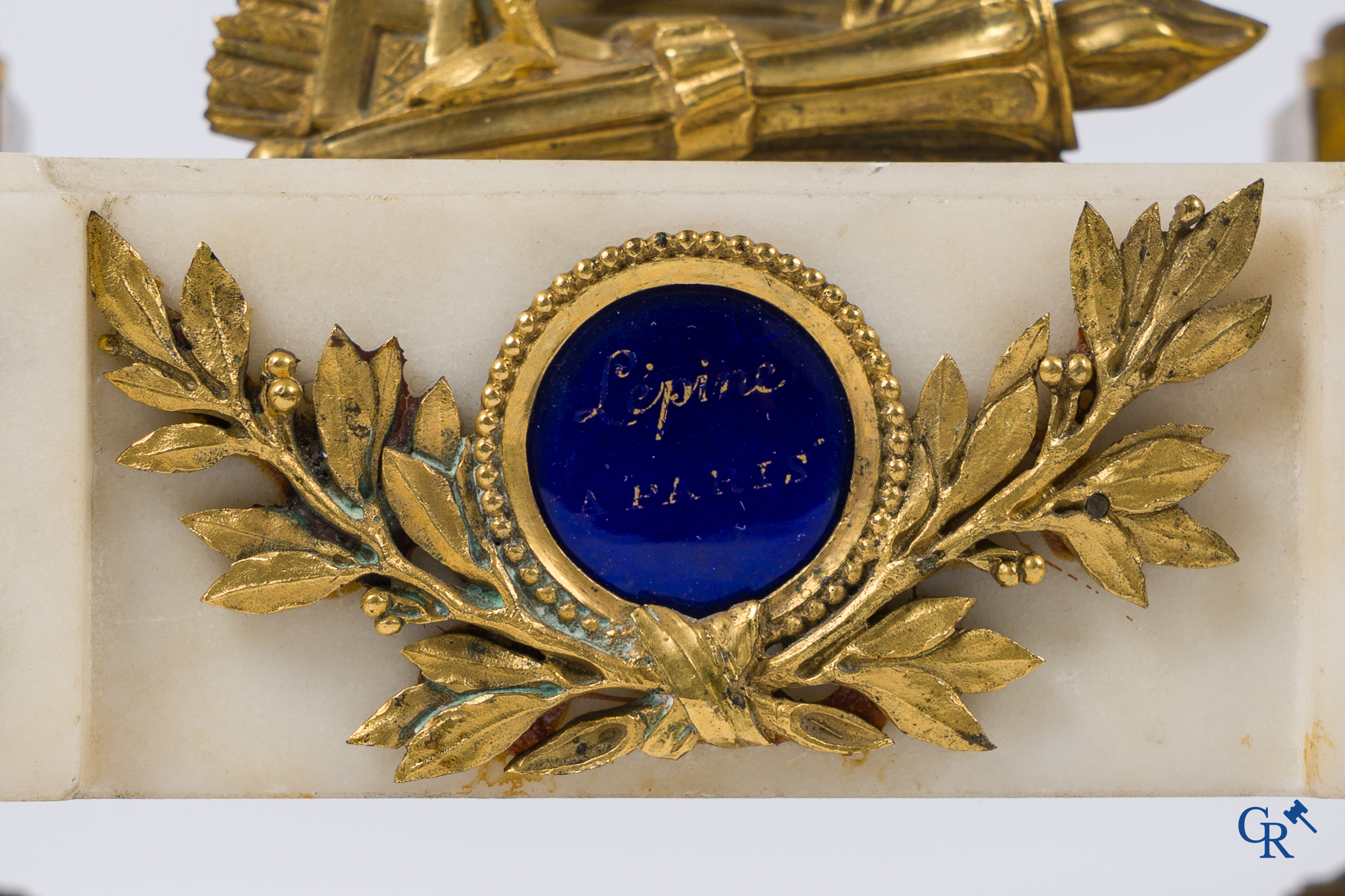 Jean-Antoine Lépine (1720-1814) Horloger du Roi à Paris. Pendule portique "Au temple de l'amour". LXVI-tijdperk.