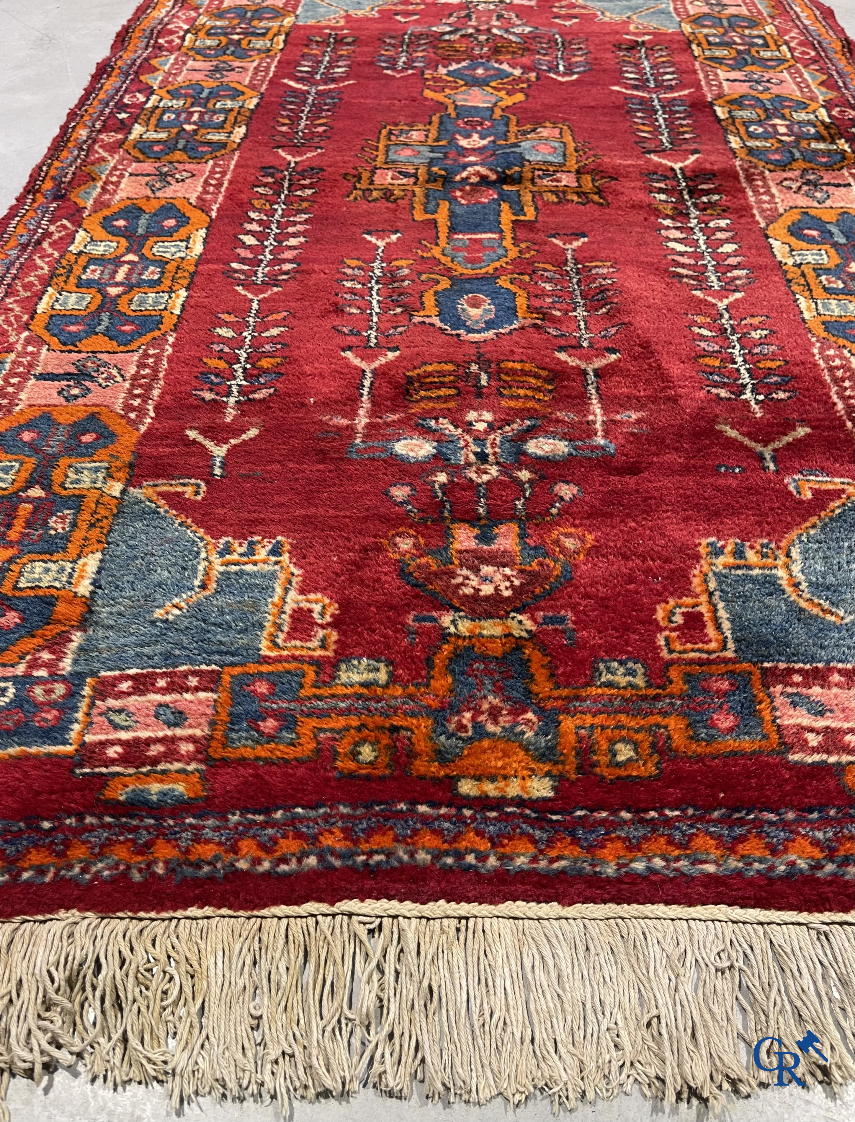 Oriental carpets. Antique hand-knotted Persian carpet in wool.