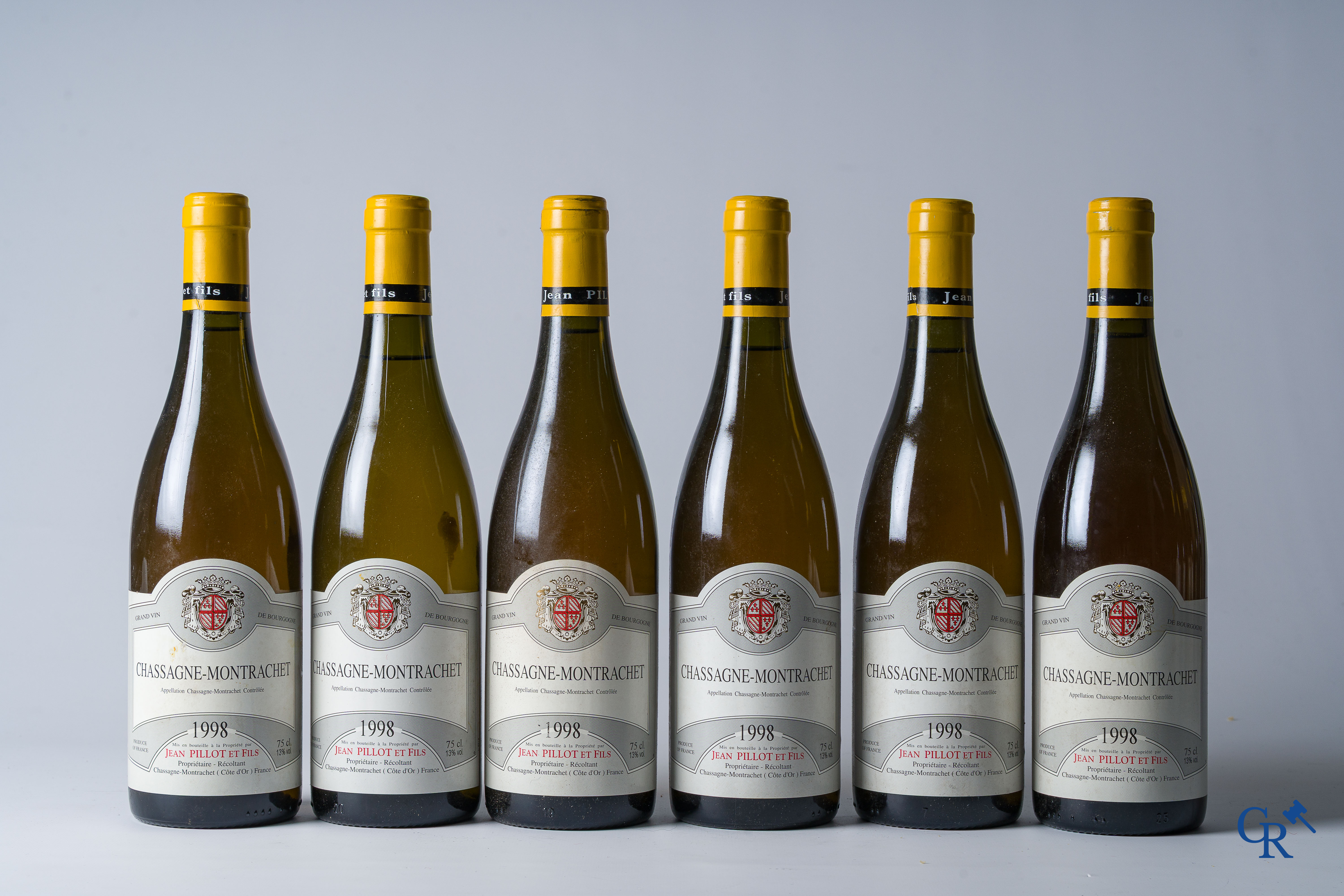 Wijnen. Chassagne-Montrachet 1998. Jean Pillot et Fils propriétaire. Bourgogne.