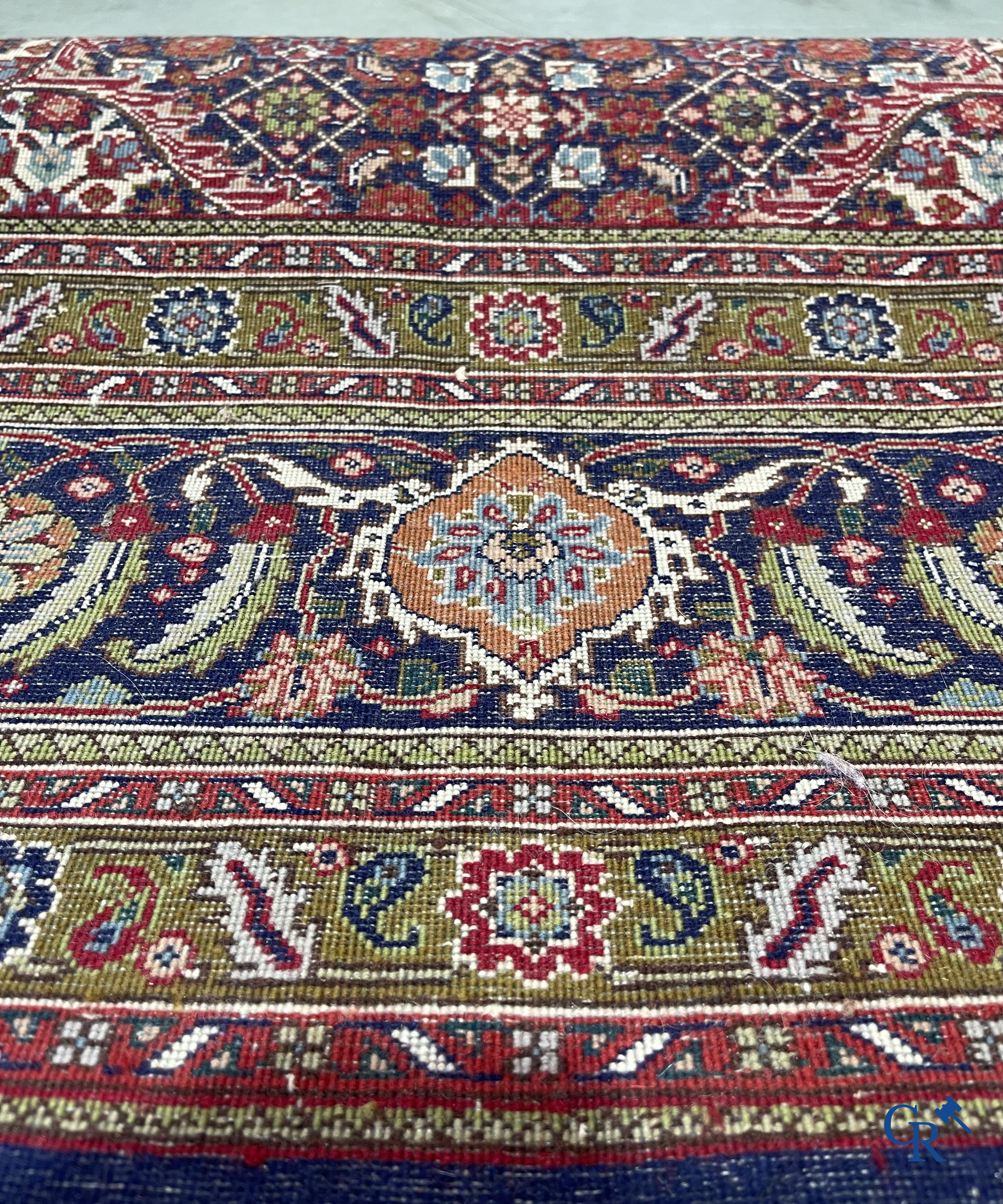 Oosterse tapijten: Tabriz. Groot handgeknoopt Perzisch tapijt.