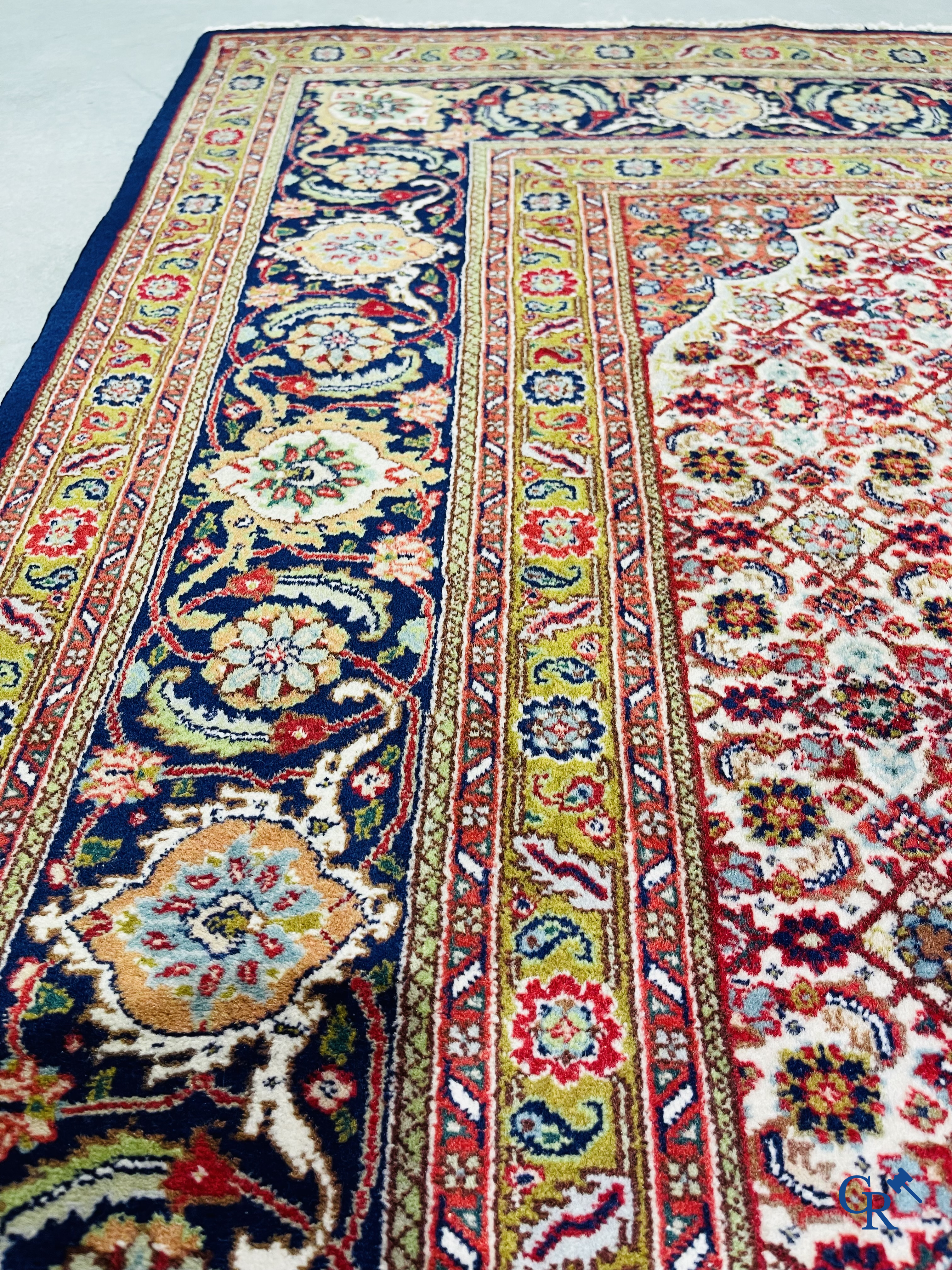 Oosterse tapijten: Tabriz. Groot handgeknoopt Perzisch tapijt.