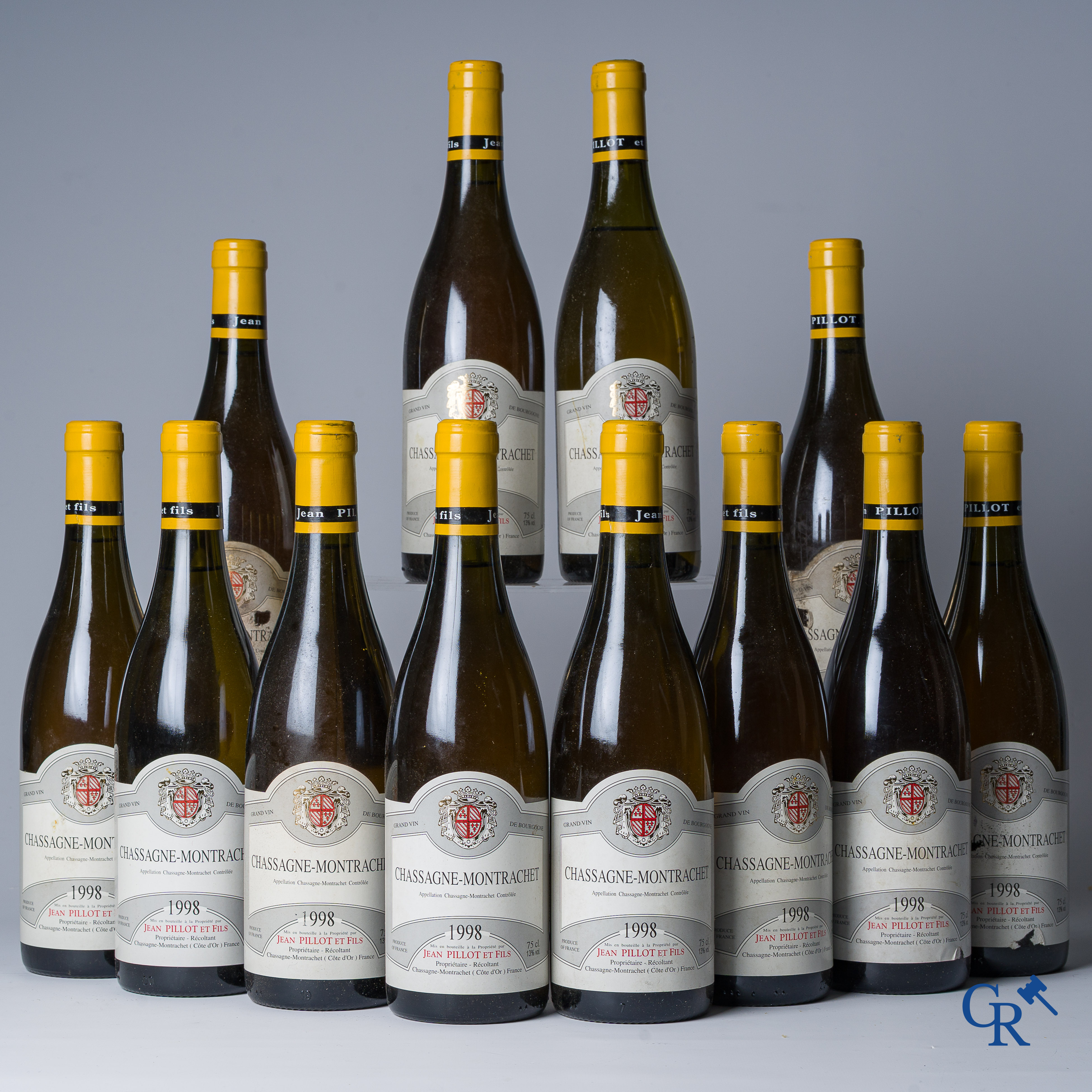 Wijnen. Chassagne-Montrachet 1998. Jean Pillot et Fils propriétaire. Bourgogne.
