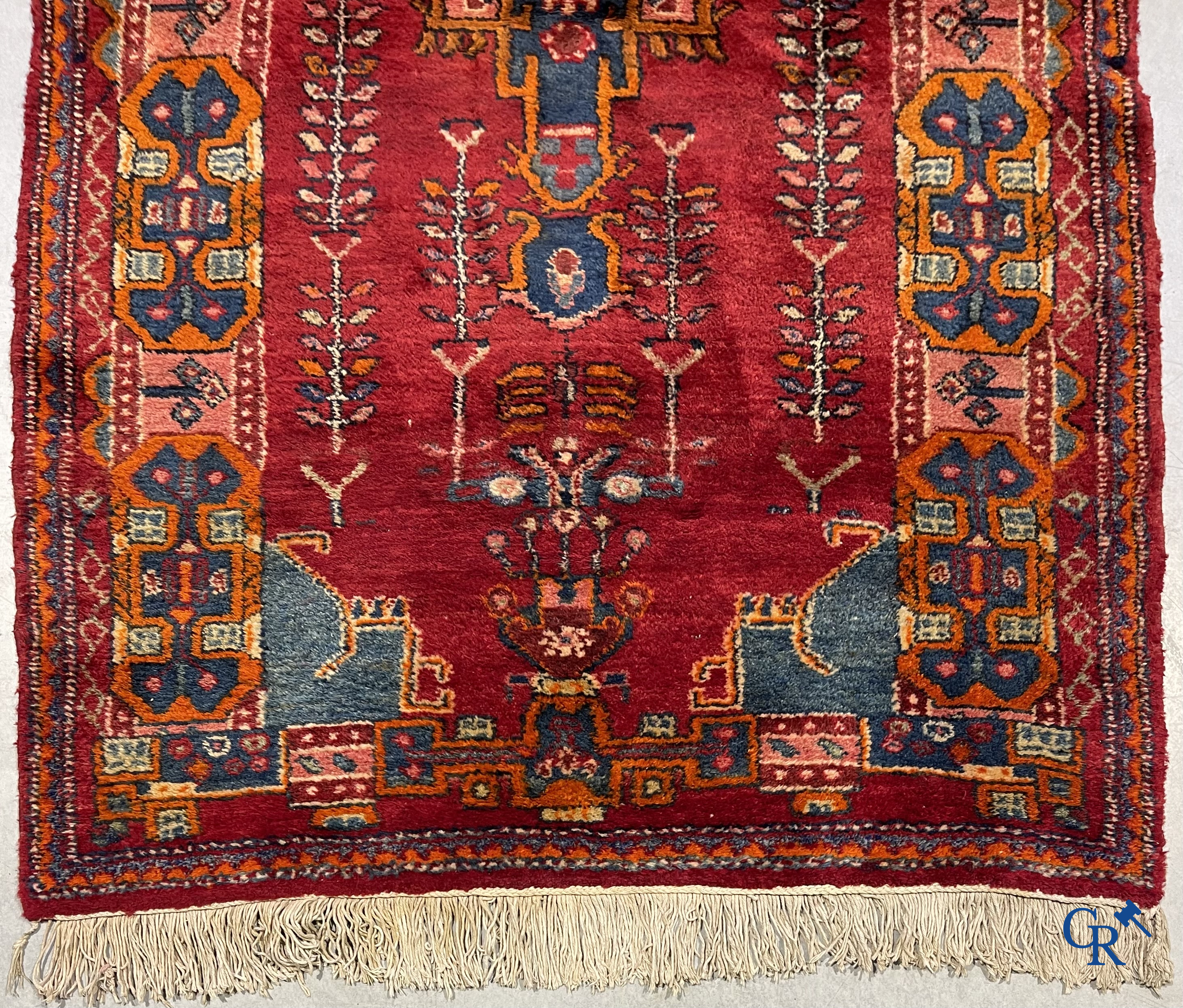 Oriental carpets. Antique hand-knotted Persian carpet in wool.