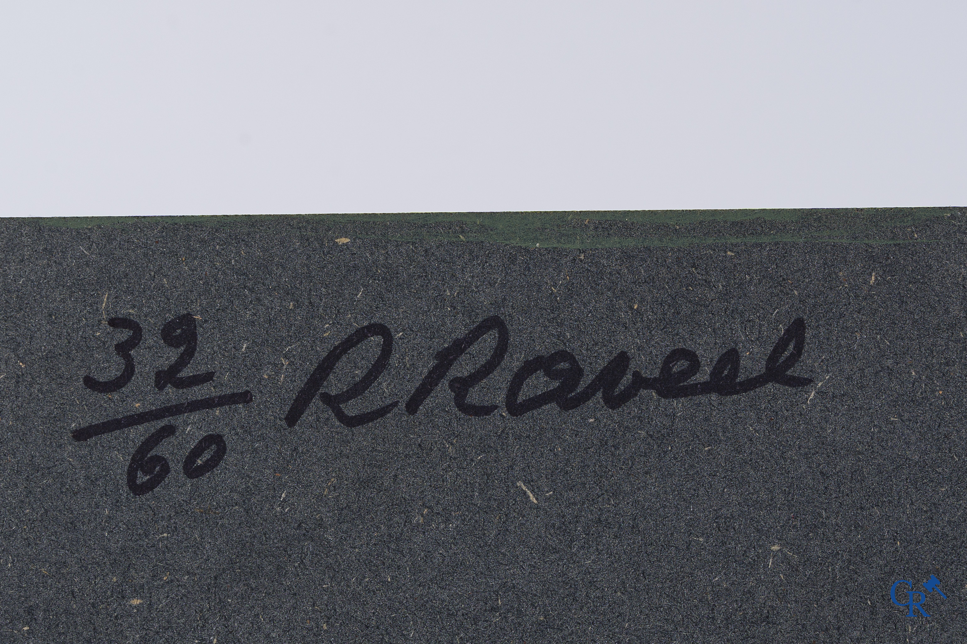 Roger Raveel (1921-2013)(*). In herinnering aan Dulcia. (2009) Multiple. Gesigneerd R. Raveel en genummerd 32/60.