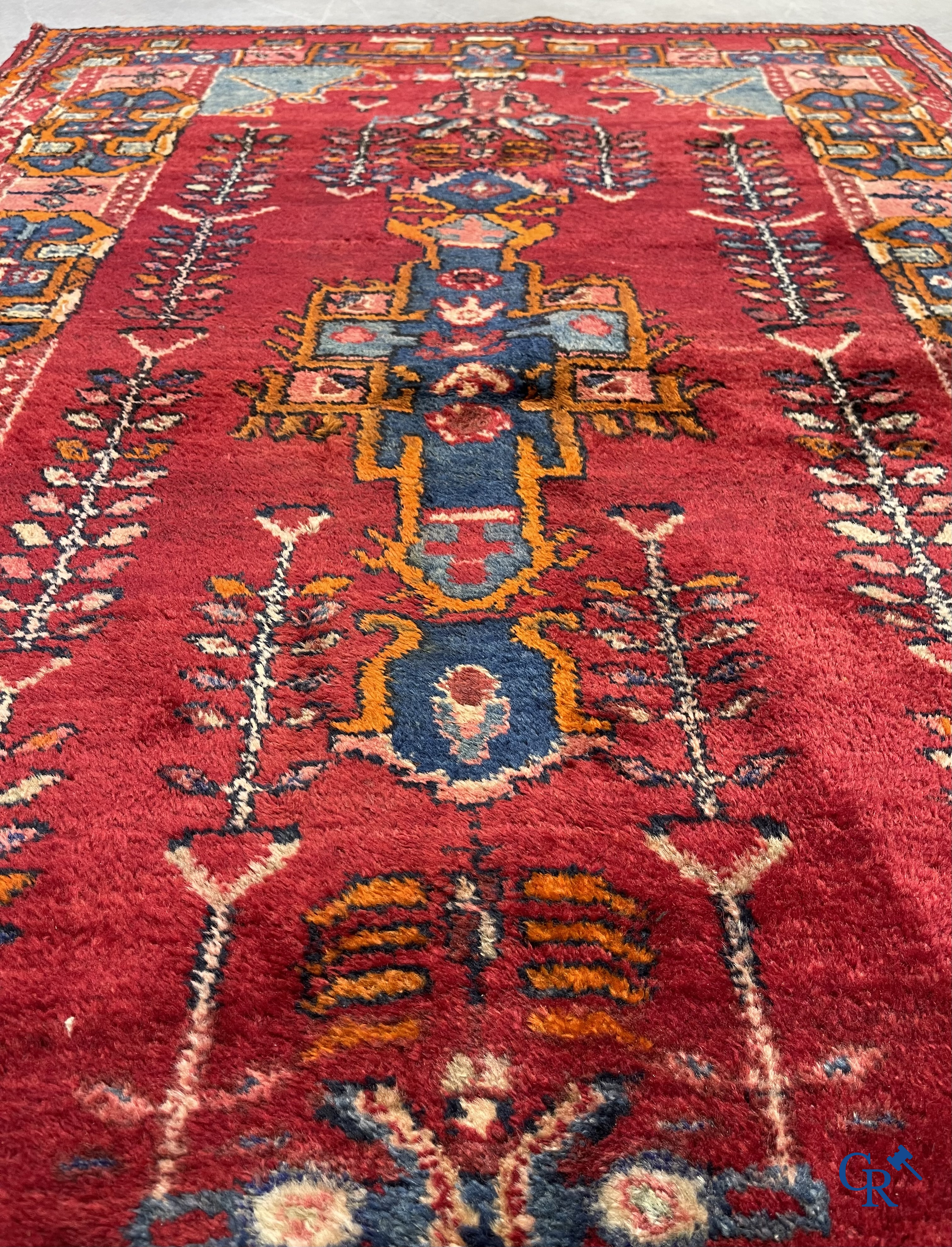 Oriental carpets. Antique hand-knotted Persian carpet in wool.