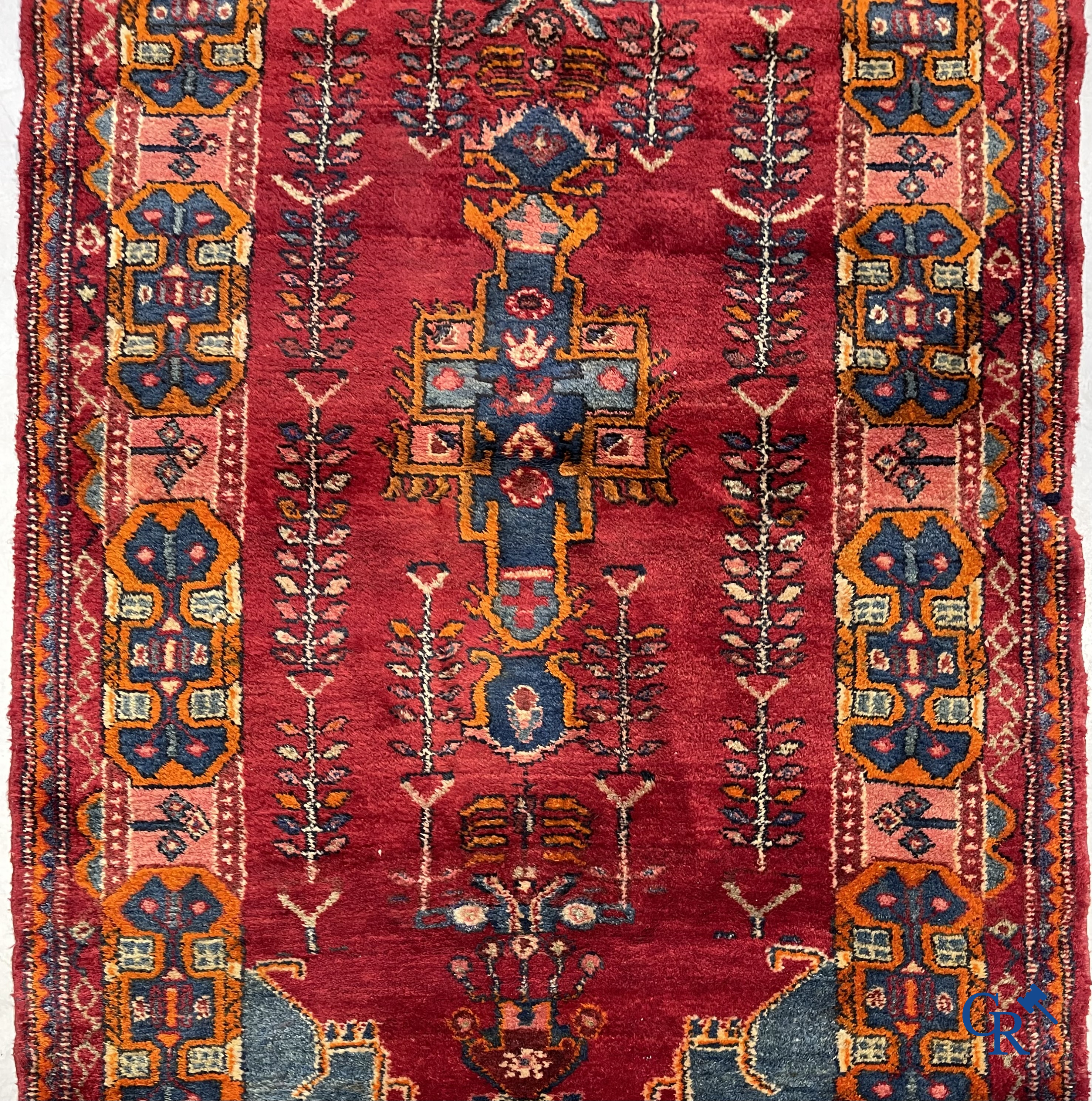 Oriental carpets. Antique hand-knotted Persian carpet in wool.