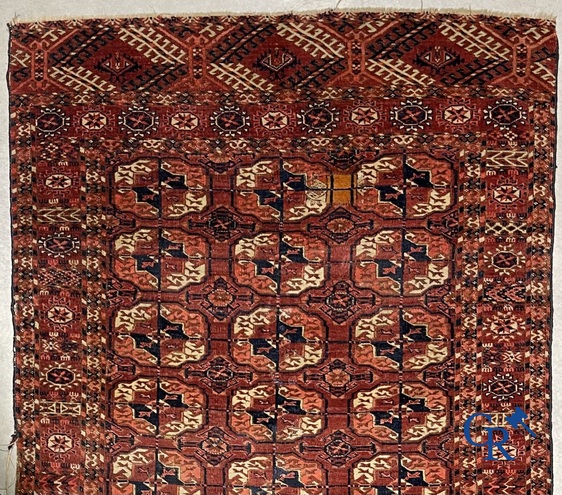 Oriental carpets: Tekke. Antique oriental carpet.