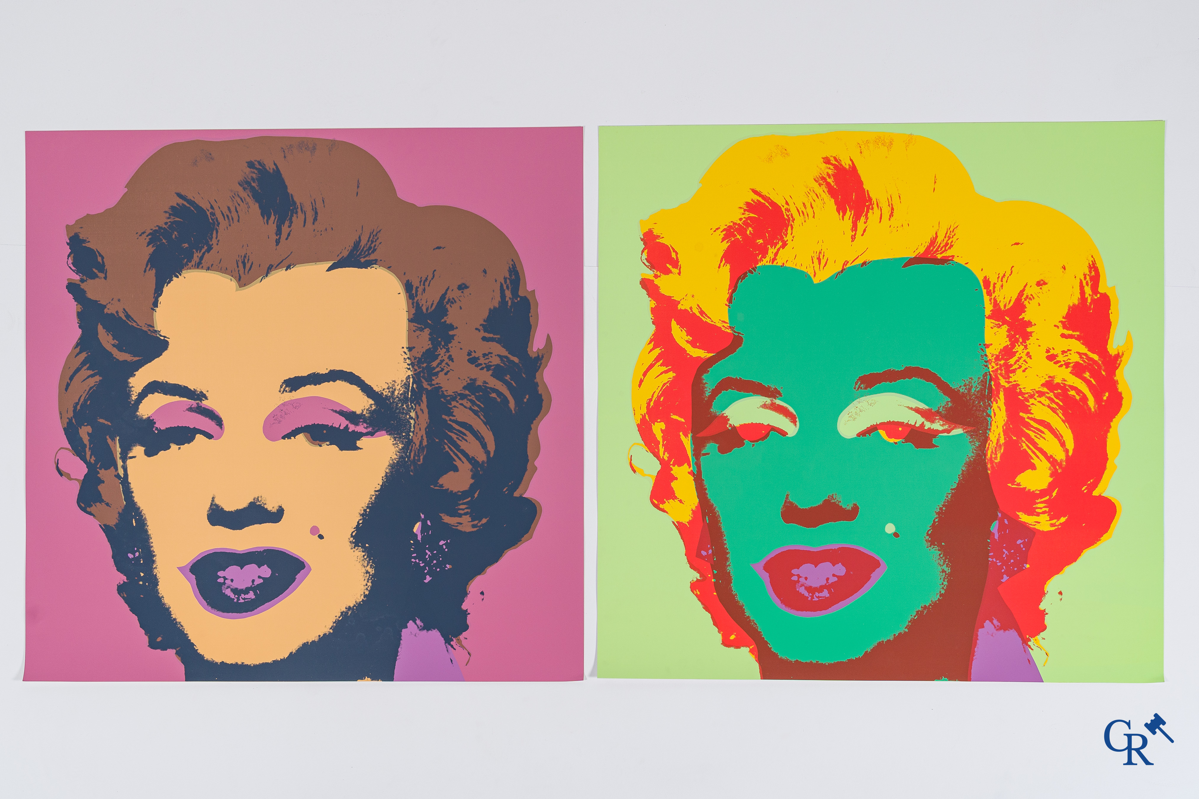 Pop Art: D'Après Andy Warhol, Portfolio avec 10 sérigraphies. Publié par Sunday B. Morning.