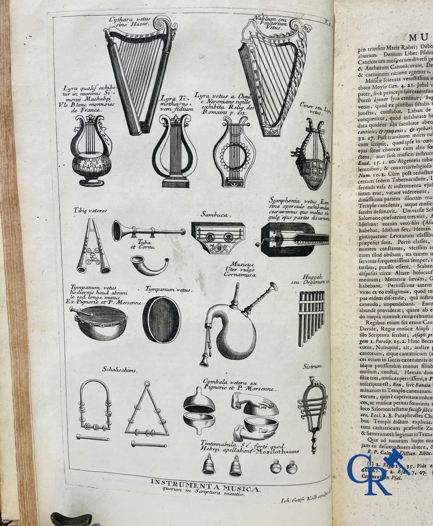 Early printed books: Calmet Augustino, Dictionarium cum figuris Antiquitates Judaicas repraesentantibus.1729.