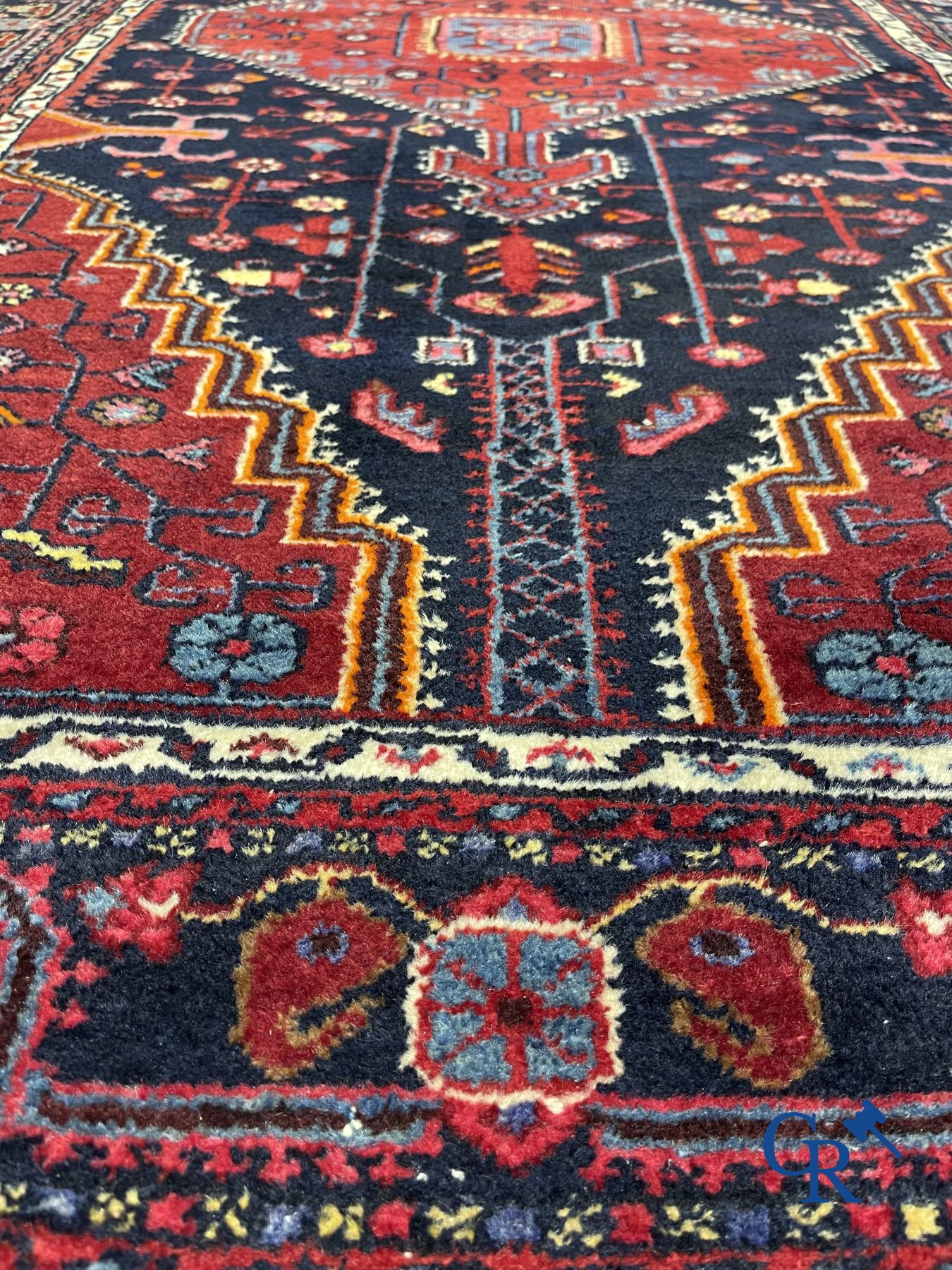 Oriental carpets: Oriental hand-knotted wool carpet.