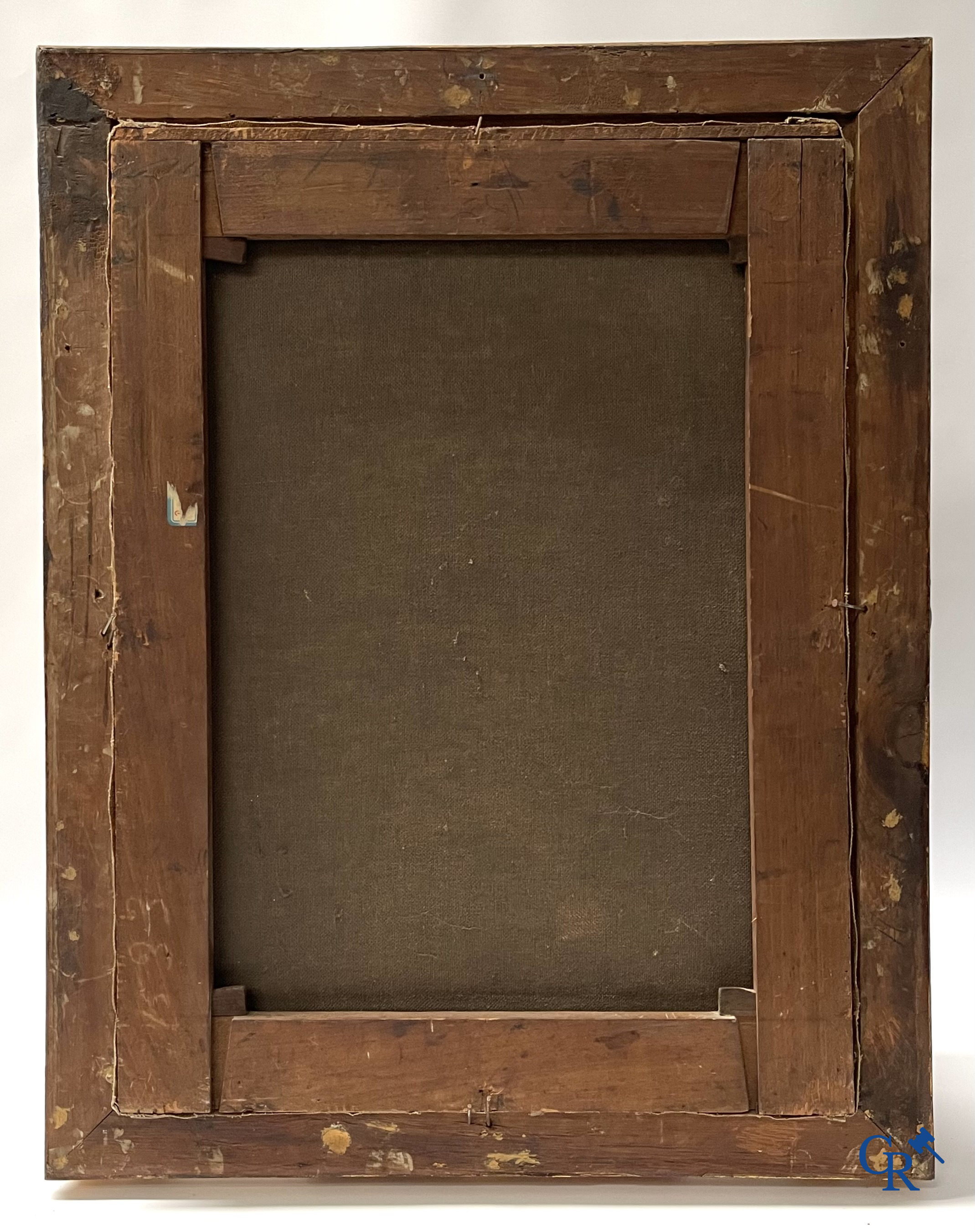 Pierre Joseph Verhaghen (1728-1811) Sint Pieter met de haan. Olie op doek. Gesigneerd P.J. Verhaghen fecit 1802.