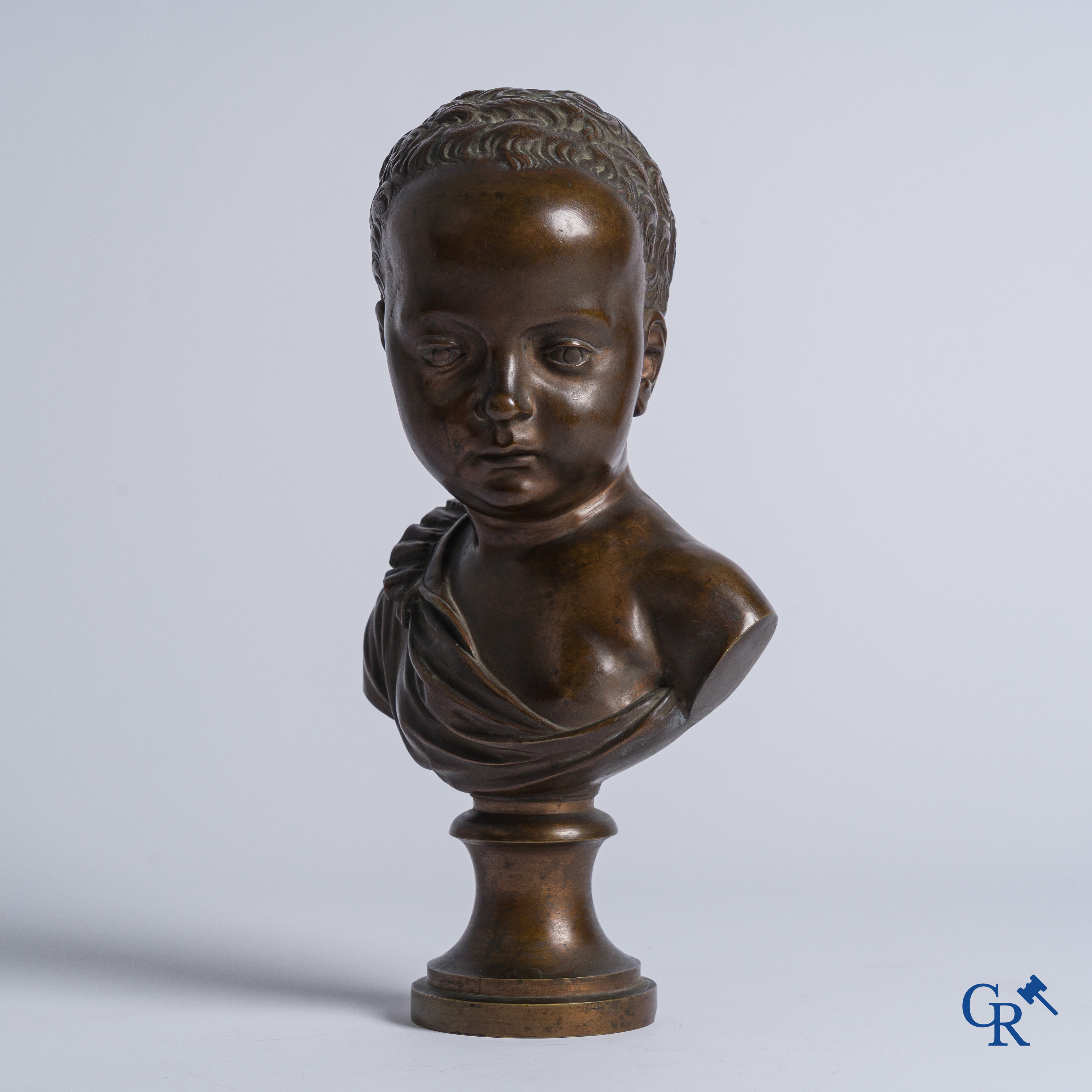 Germain Pilon (naar) Bonzen buste. Demée Fondeur. 19e eeuw.