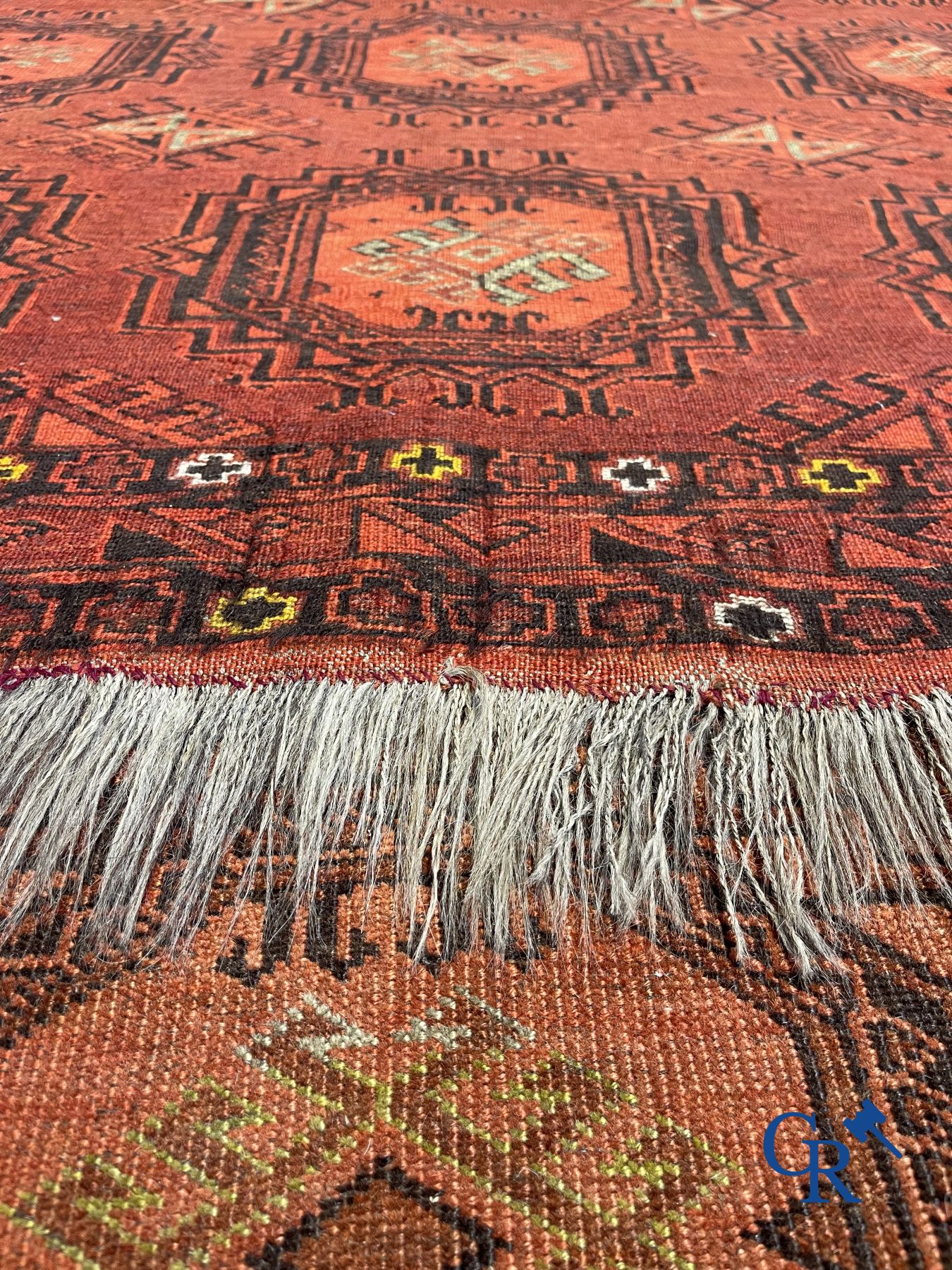 Oriental carpets: Large antique oriental carpet.