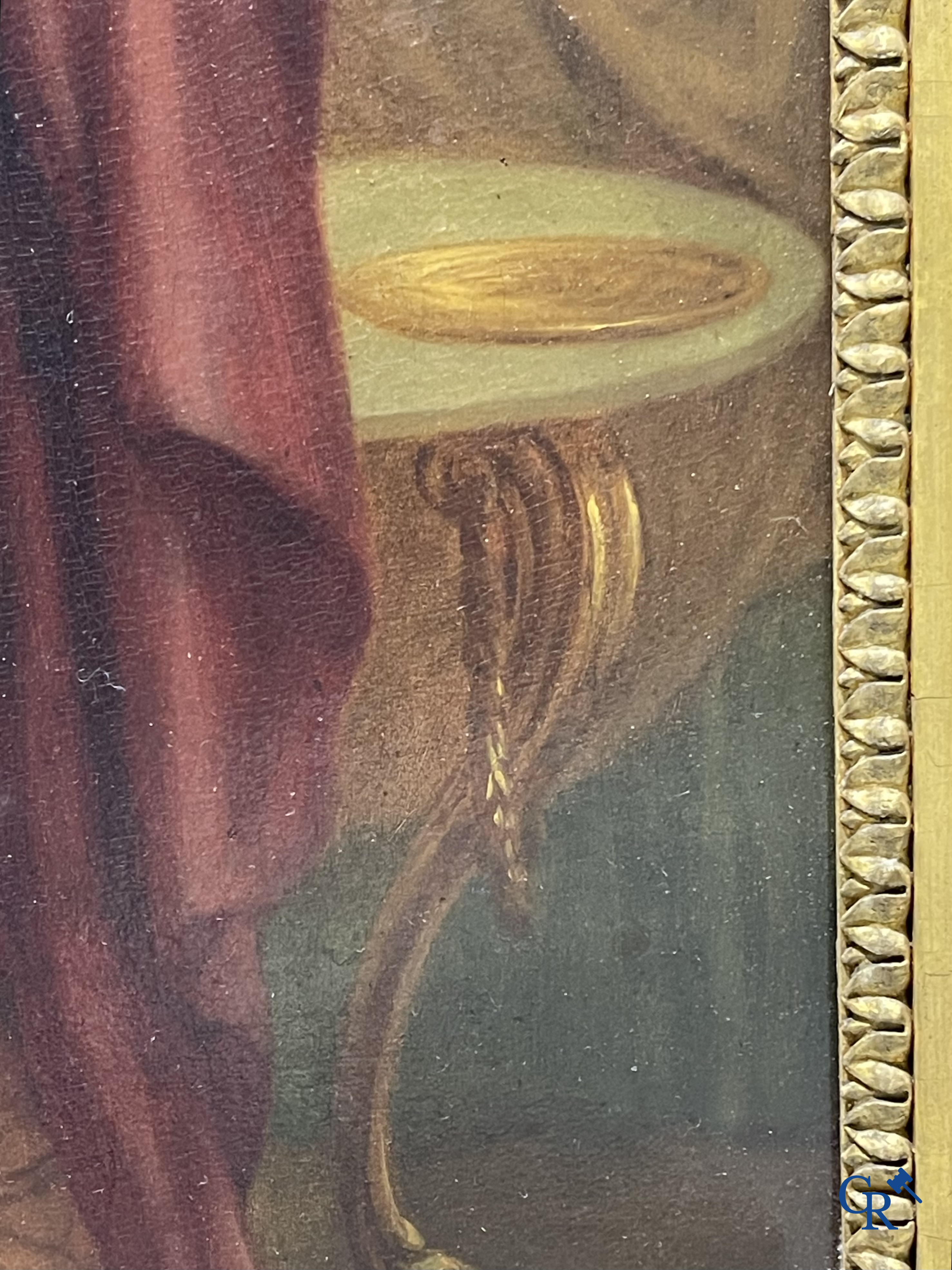 Andries Cornelis Lens (1739-1822) Olie op doek. Schilderij in de typische neoklassieke stijl.