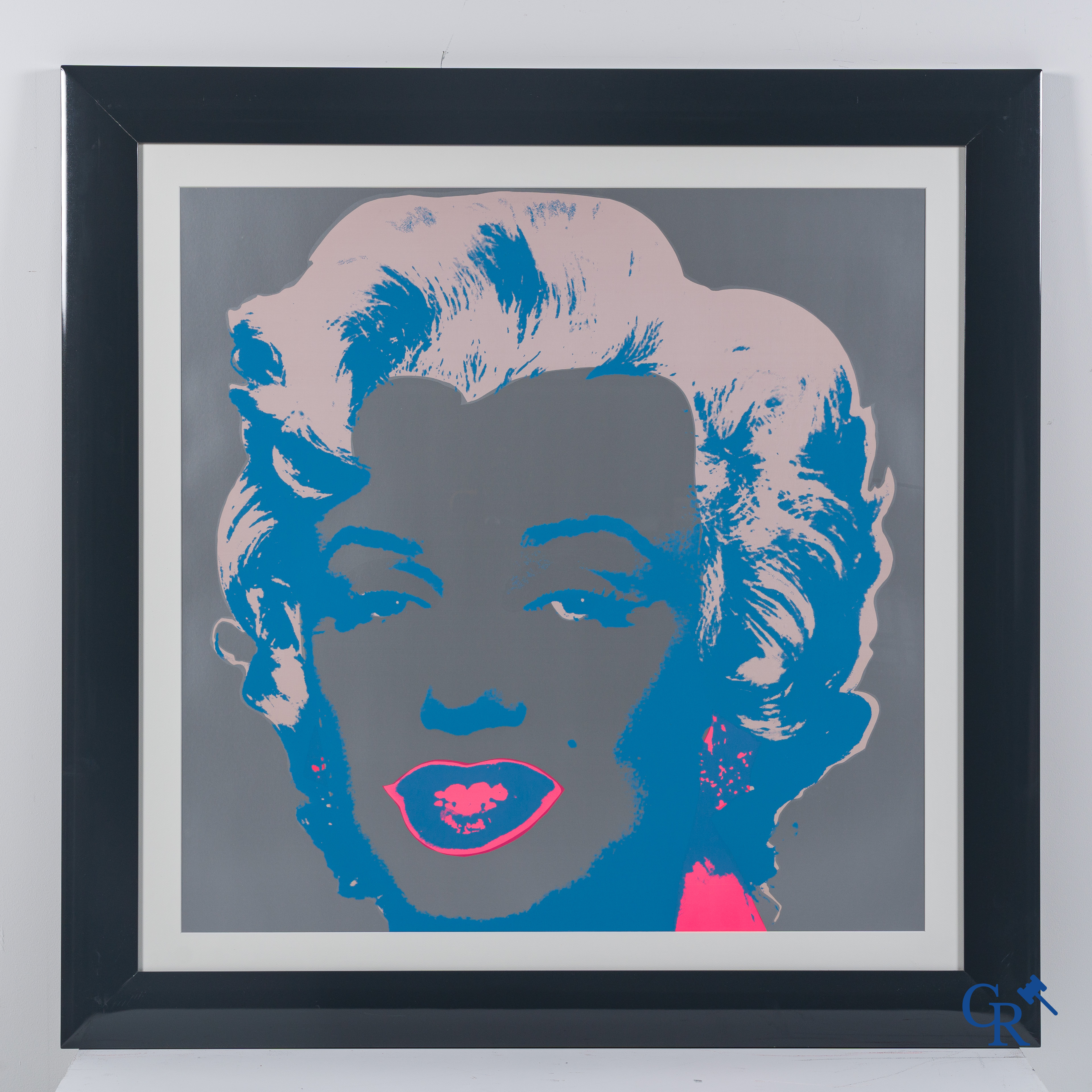 Popart: Naar Andy Warhol, Golden Marilyn. 10 ingekaderde zeefdrukken. Published by Sunday B. Morning.