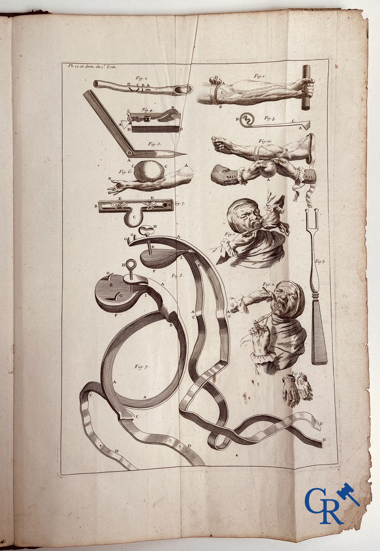 Early printed books: Dictionnaire Universel de Medecine, Robert James. 6 volumes, Paris 1746-1748.