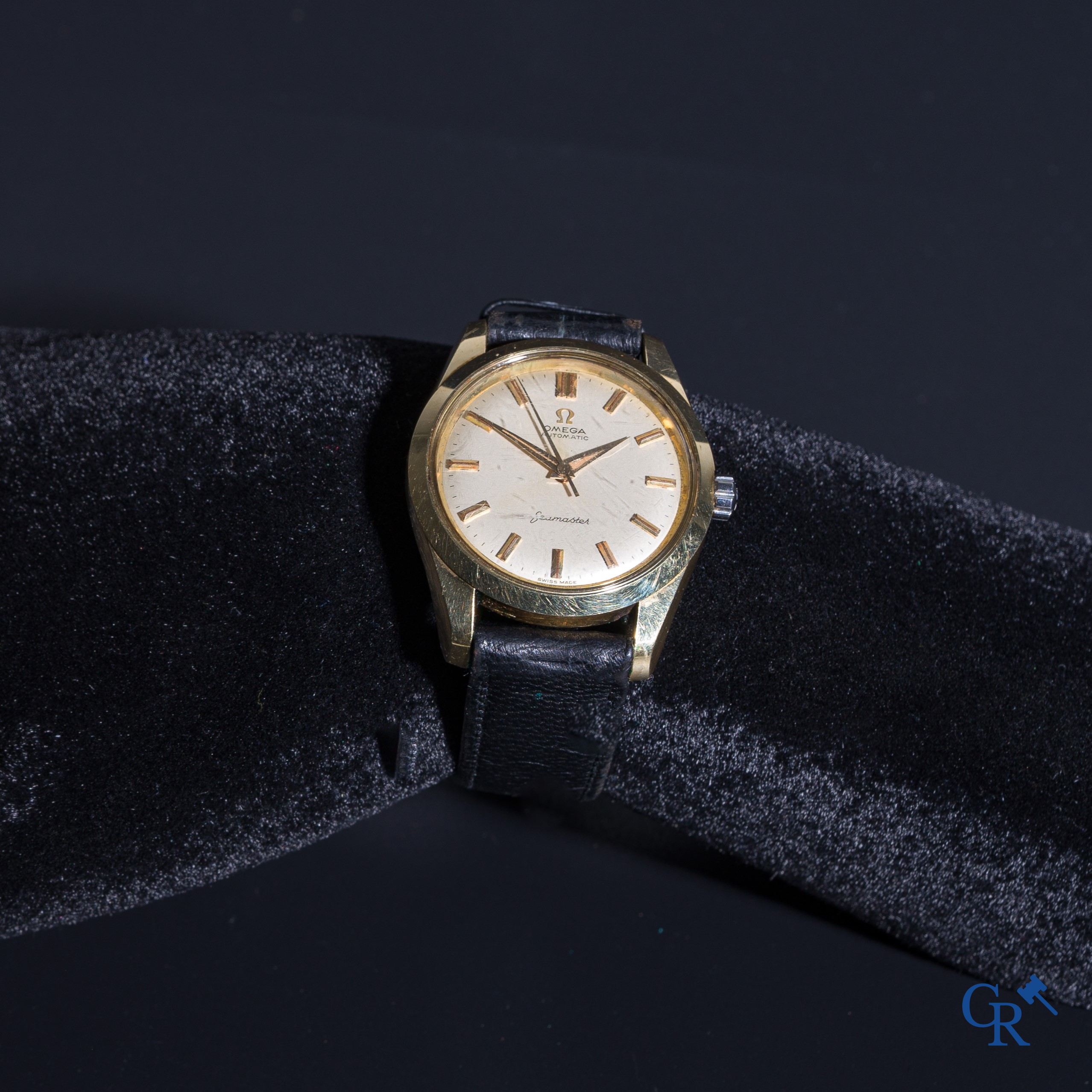 Uurwerken: Omega Seamaster, een herenpolshorloge Omega Automatic Seamaster. Zwitsers werk.