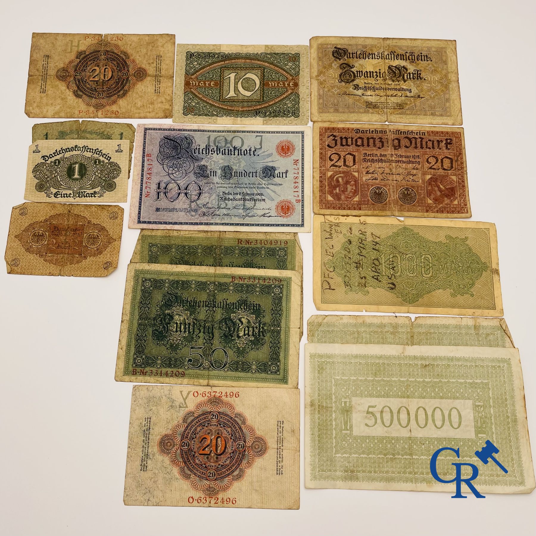 Pièces de monnaie: Grand lot de billets allemand.