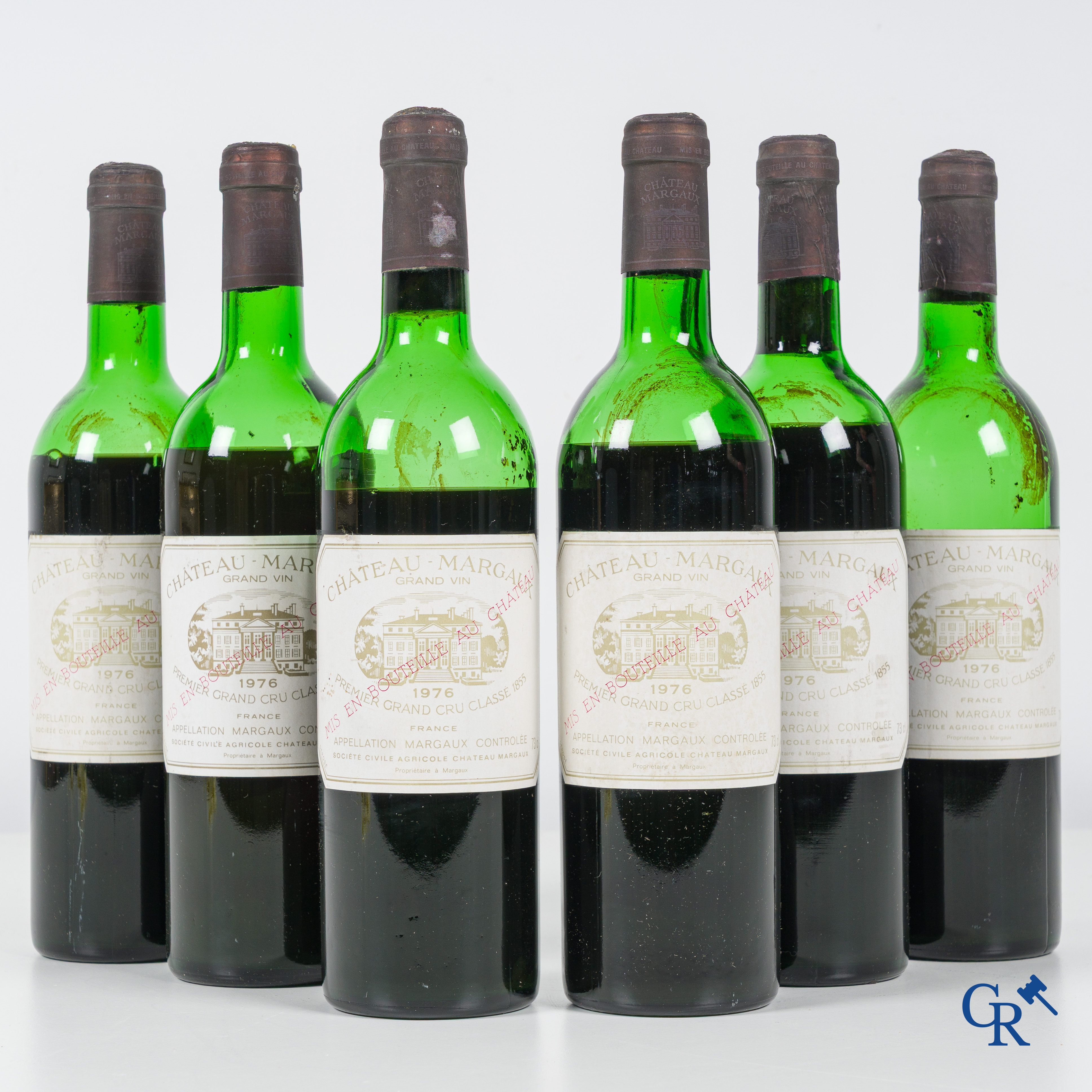 Wine, Bordeaux. Château Margaux, 1976. 1er Grand Cru Classé. 6 bottles.