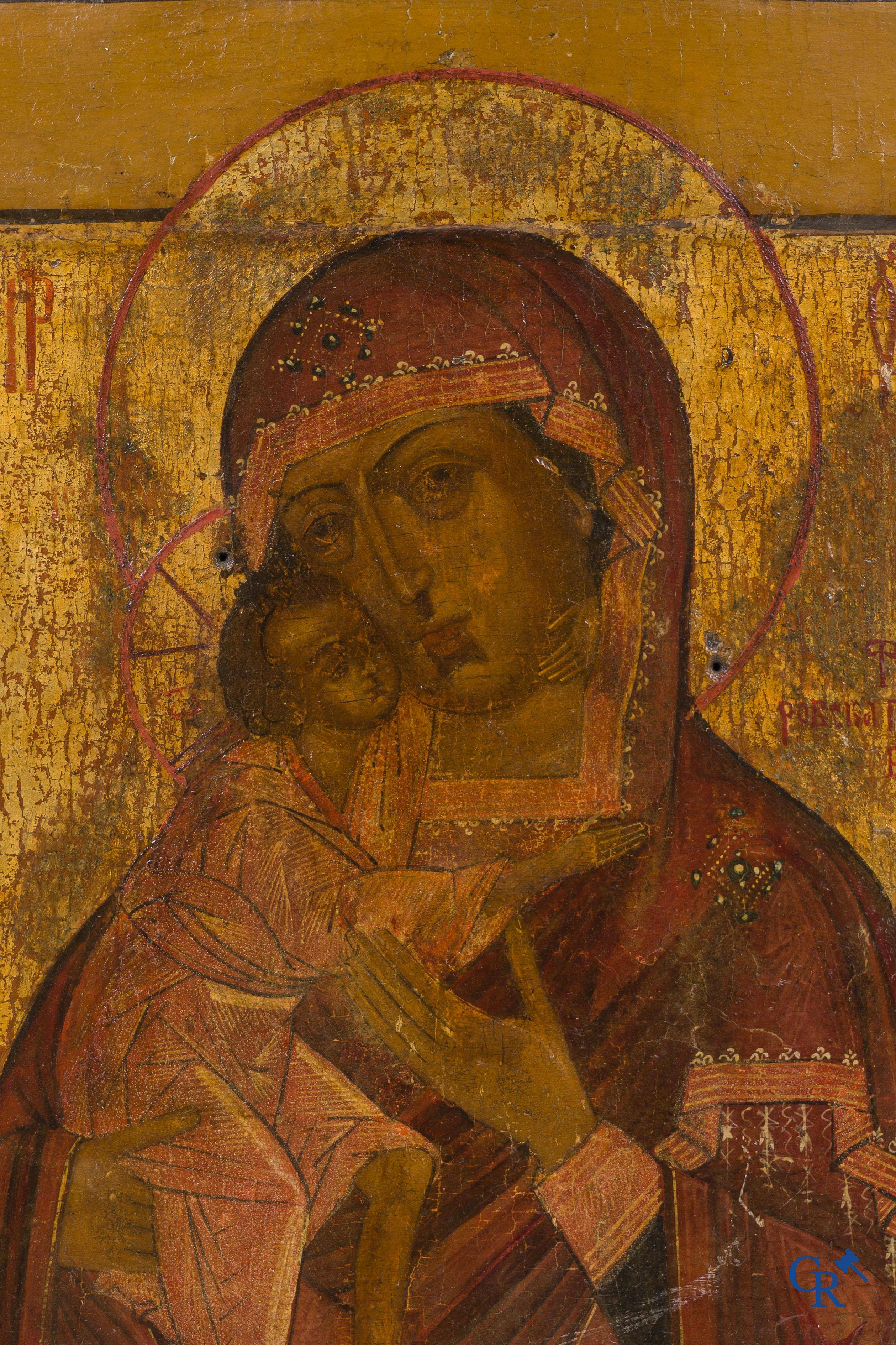 Icon. Mary with Child, 18th-19th century.