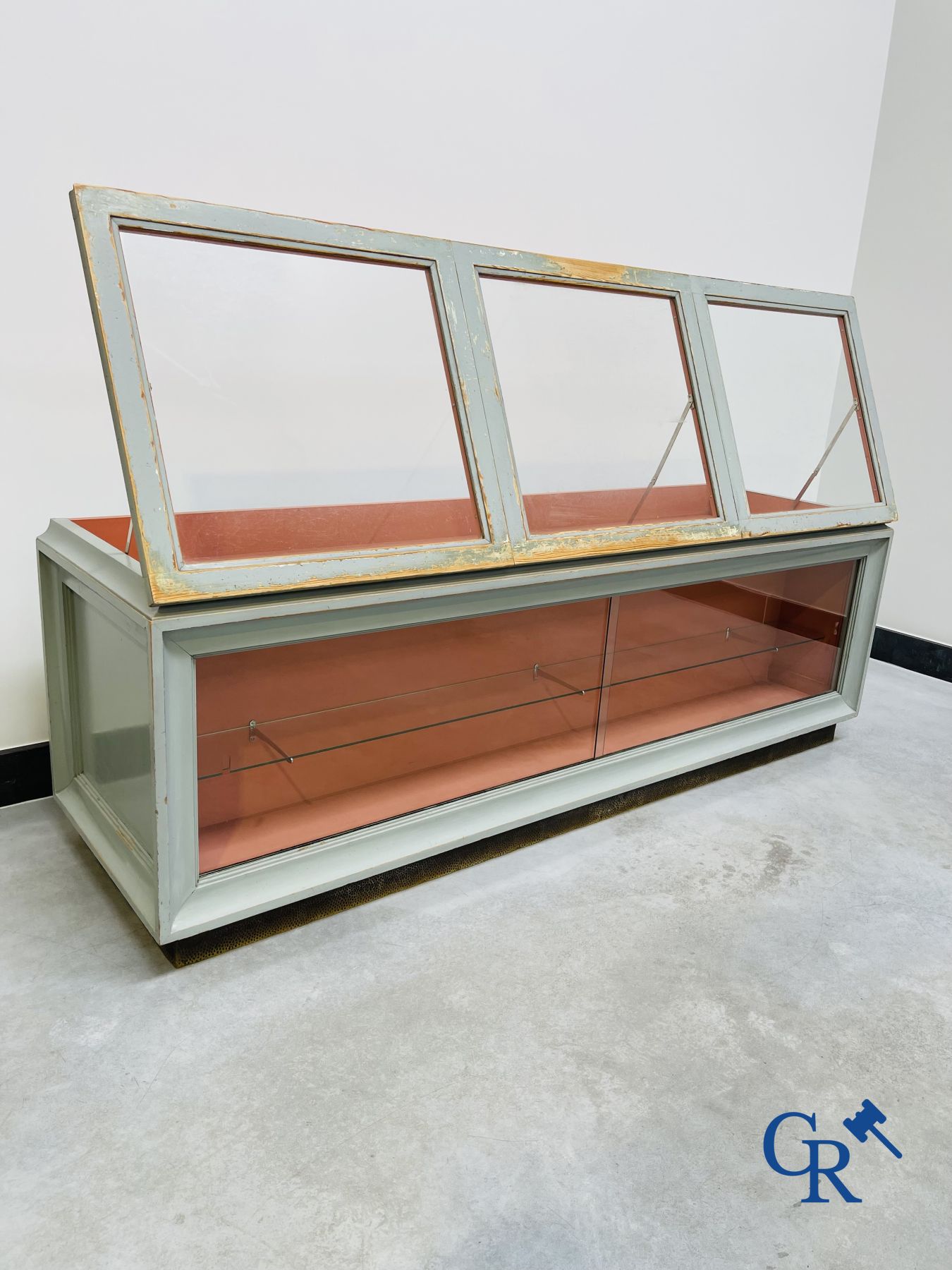 Large shop display furniture - shop display case. 1930