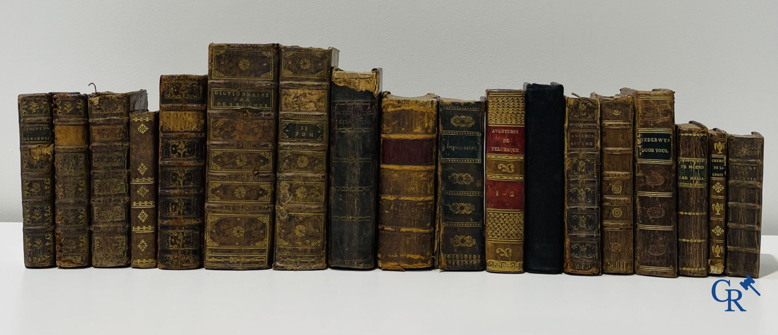 Early printed books: An interesting lot with various antique books. 17th-18th-19th century. (18 volumes)