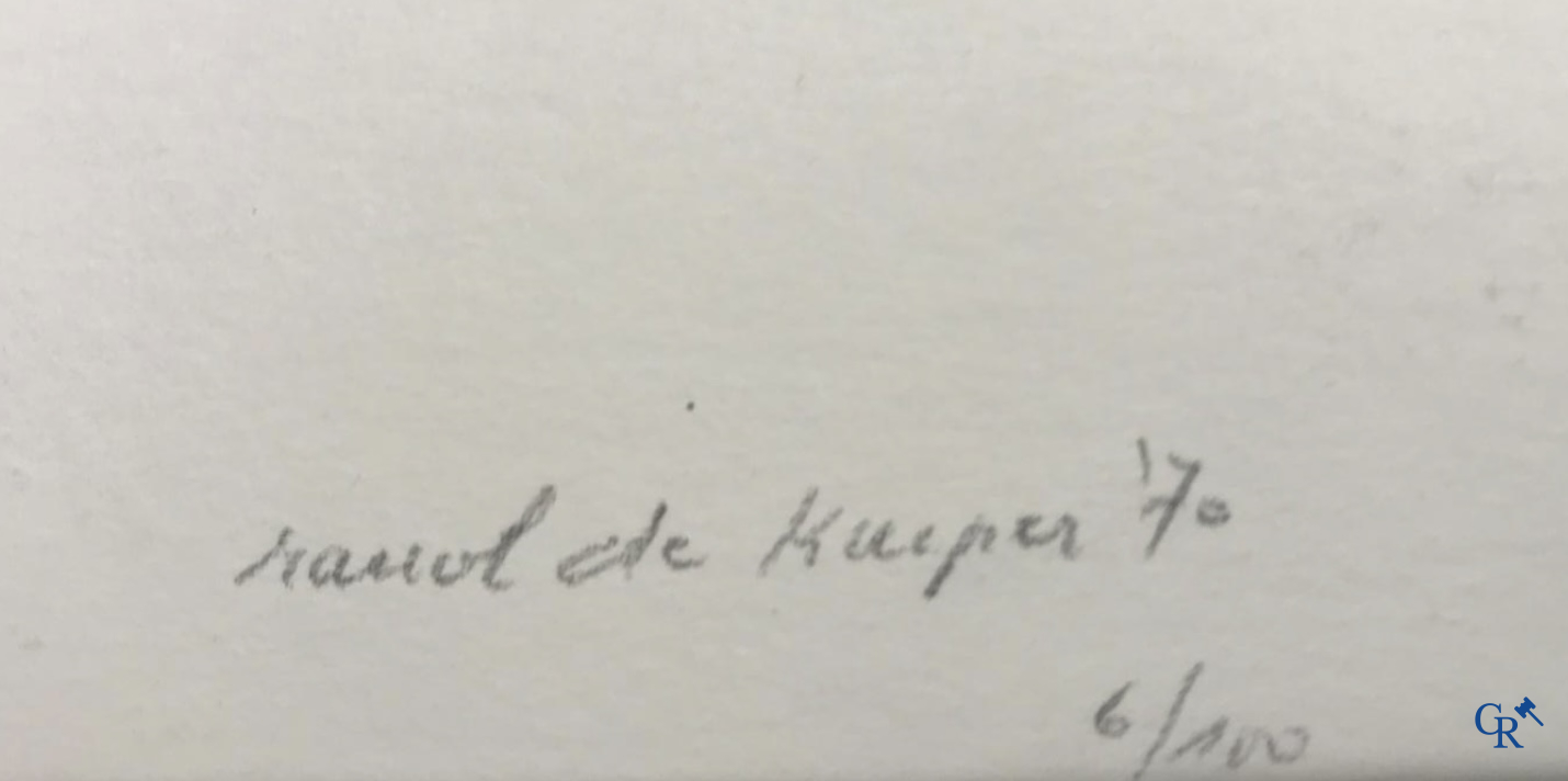 Raoul De Keyser (1930-2012) Zonder titel, zeefdruk 1970, 6/100.