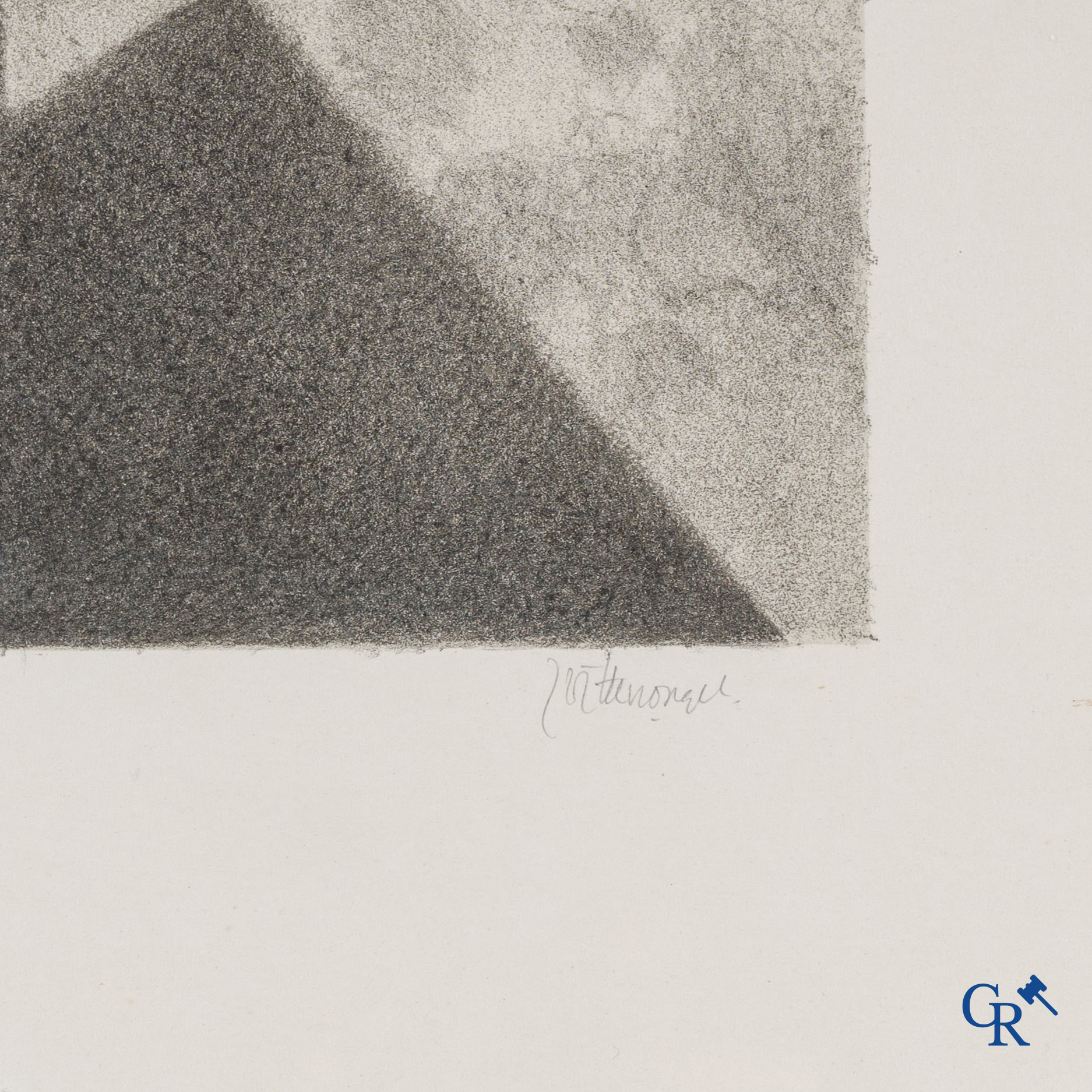 Roger Marcel Wittevrongel: 2 lithographies, sans titre, épreuve 25/25.