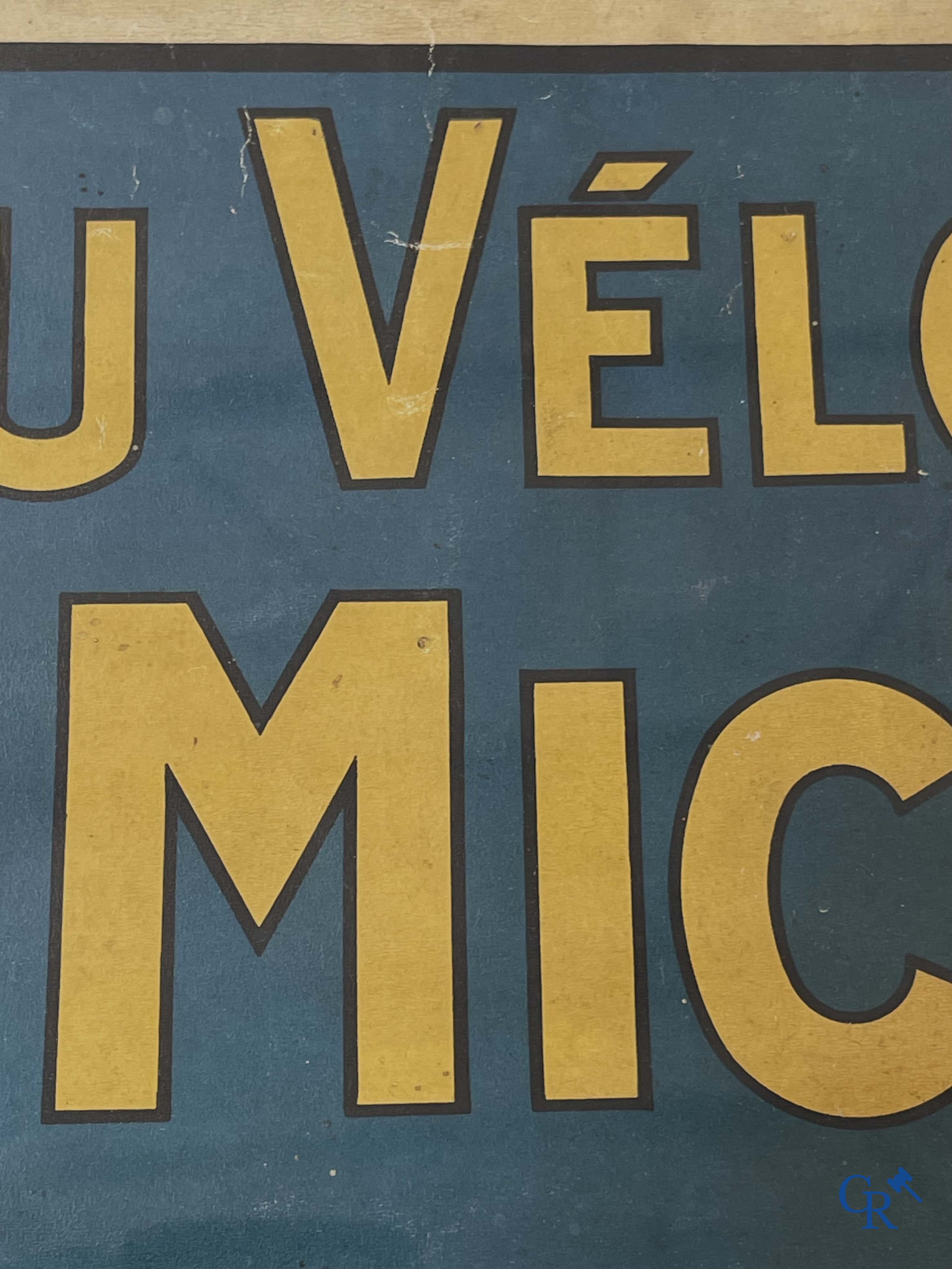 Léon Hingre (1860-1926) Pneu Vélo Michelin. Prachtige affiche voor fietsbanden Michelin. Circa 1910.