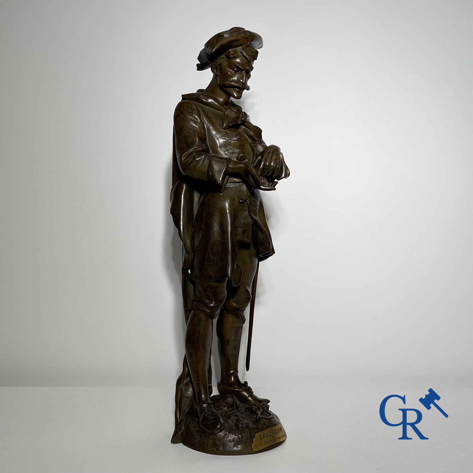 Bronze statue: Ferrand Ernest Justin, Spadassin.