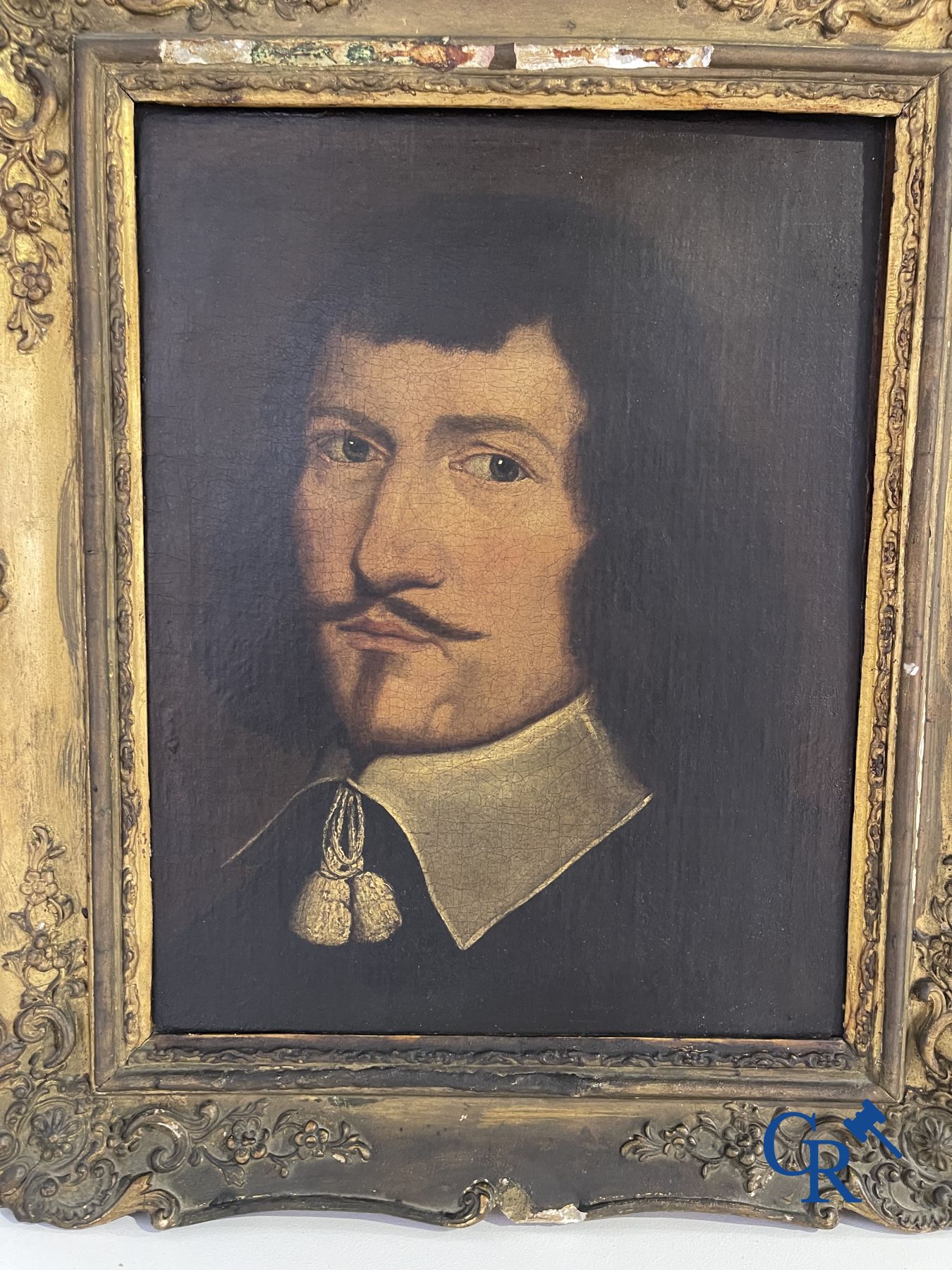 Painting: 17th century portrait painting of a nobleman.