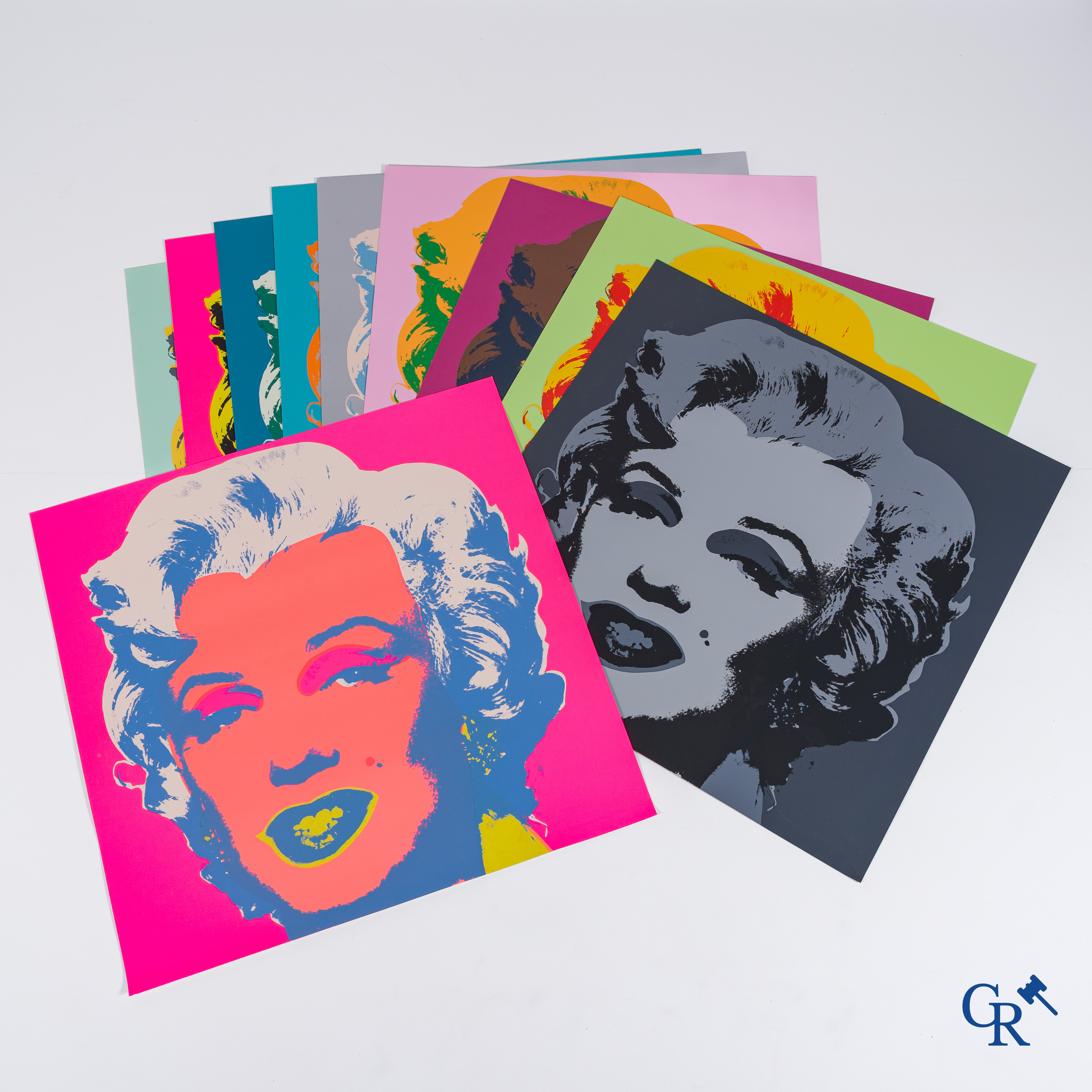 Pop Art: After Andy Warhol, Portfolio with 10 silkscreens. Published by Sunday B. Morning.