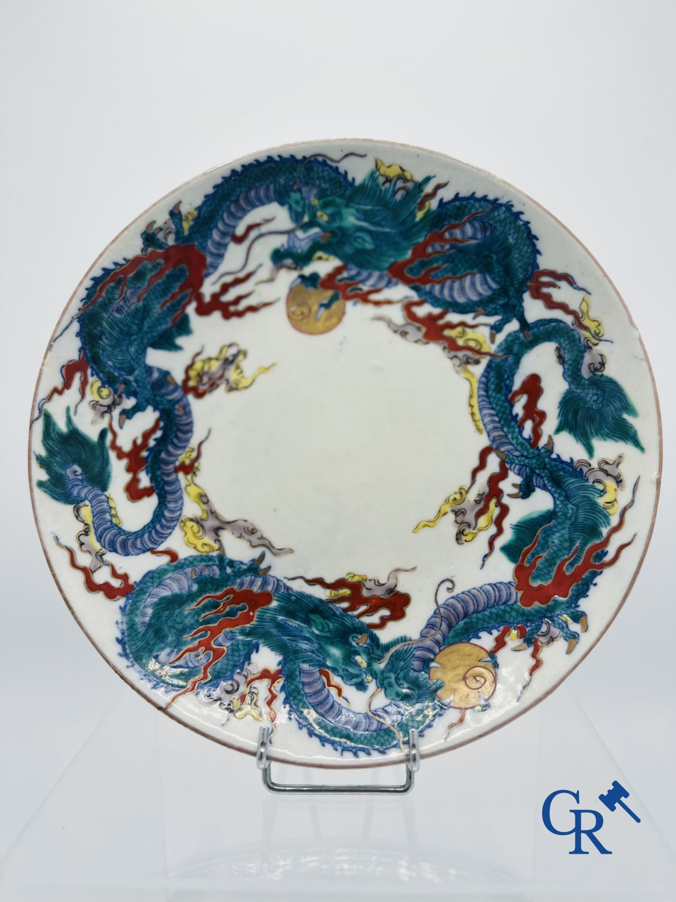 Porcelaine Chinoise: Lot de 6 pièces différentes de porcelaine Chinoise. 18ème-19ème.