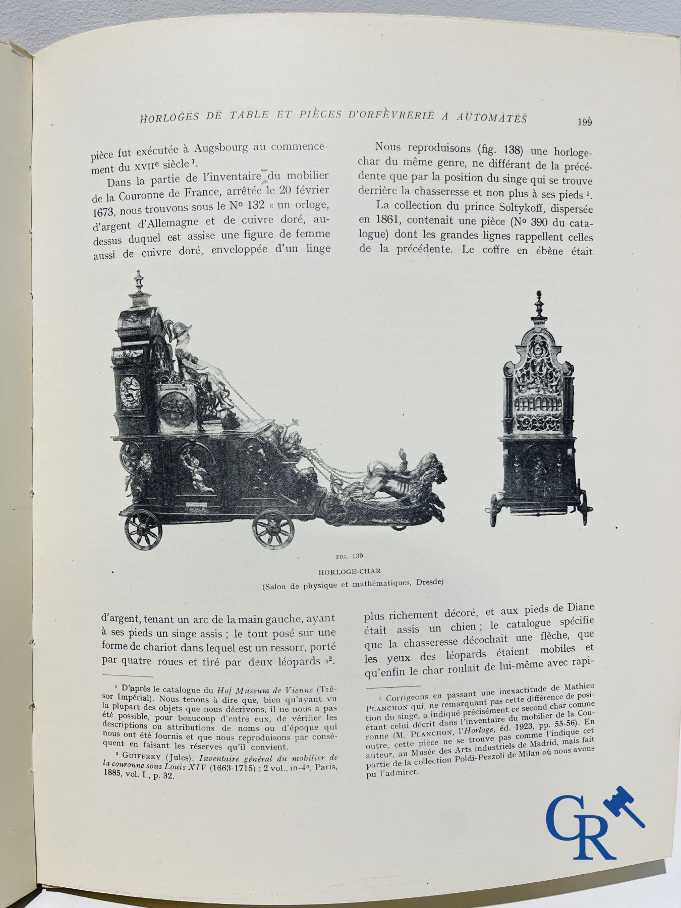 Automaten. Zeldzame uitgave van "Le monde des automates." Alfred Chapuis et Edouard Gélis. Paris 1928.