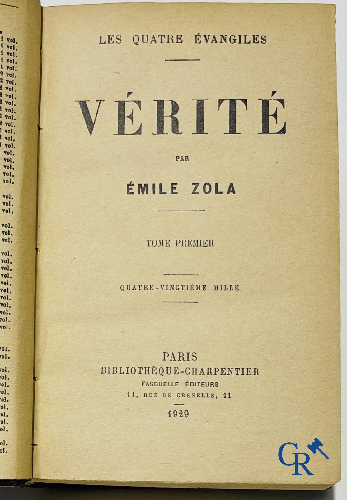 Books: Emile Zola, collection of works edition, Eugène Fasquelle. 47 volumes.