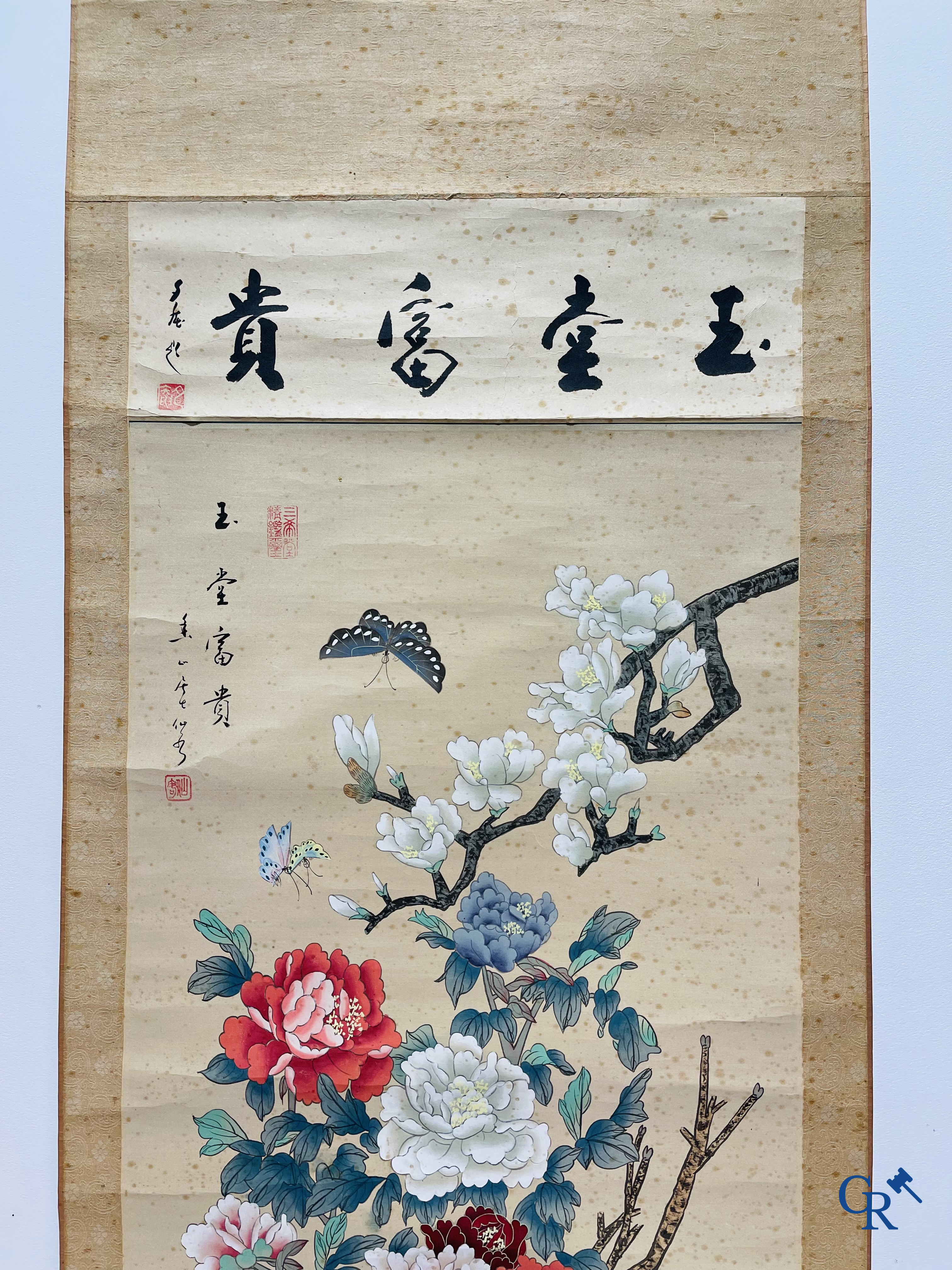 Art Asiatique, un scroll chinois.