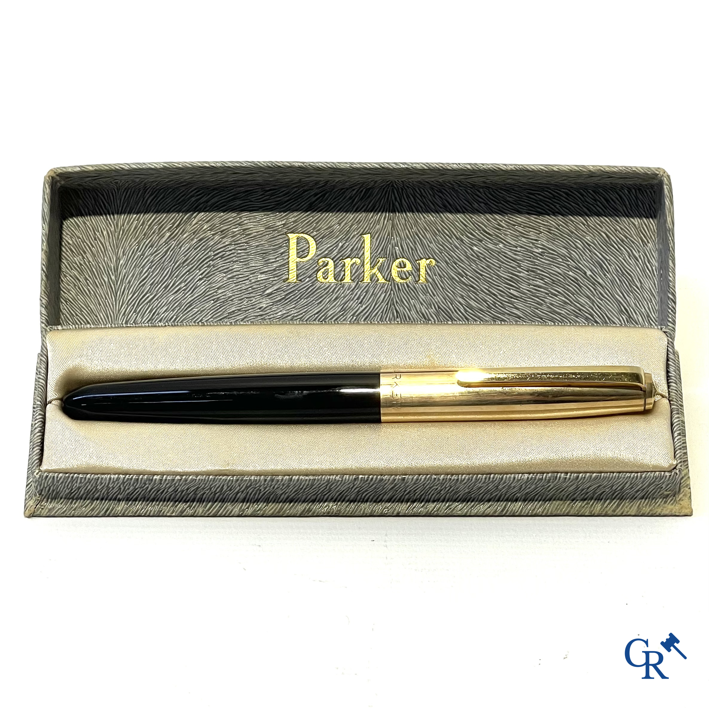 Parker. Vulpen Parker in originele doos. Made in USA, 12 k gold, nieuwstaat met originele doos.