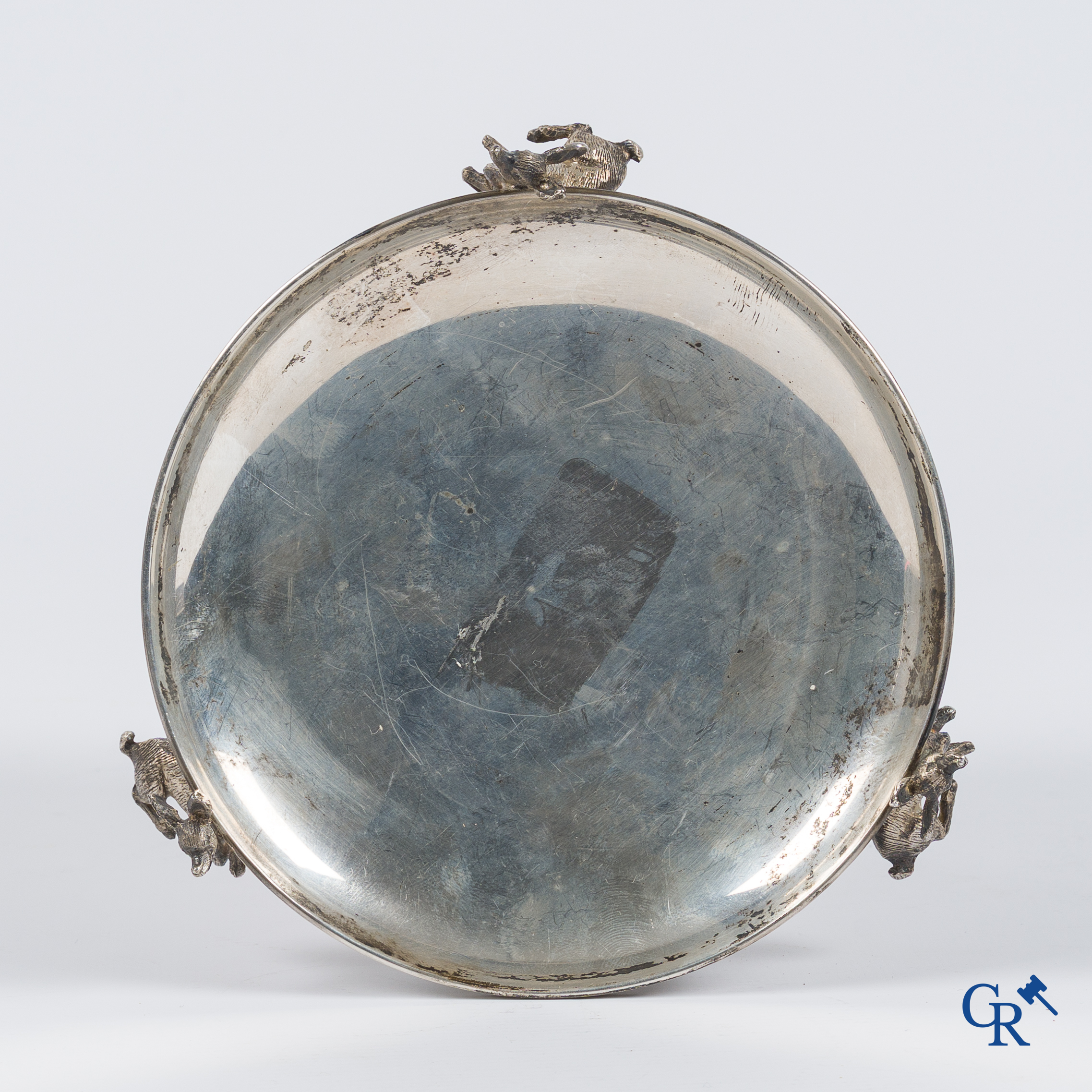 Wolfers Brussel. Mooie vide poche in zilver 925°/00. Genummerd CF201.