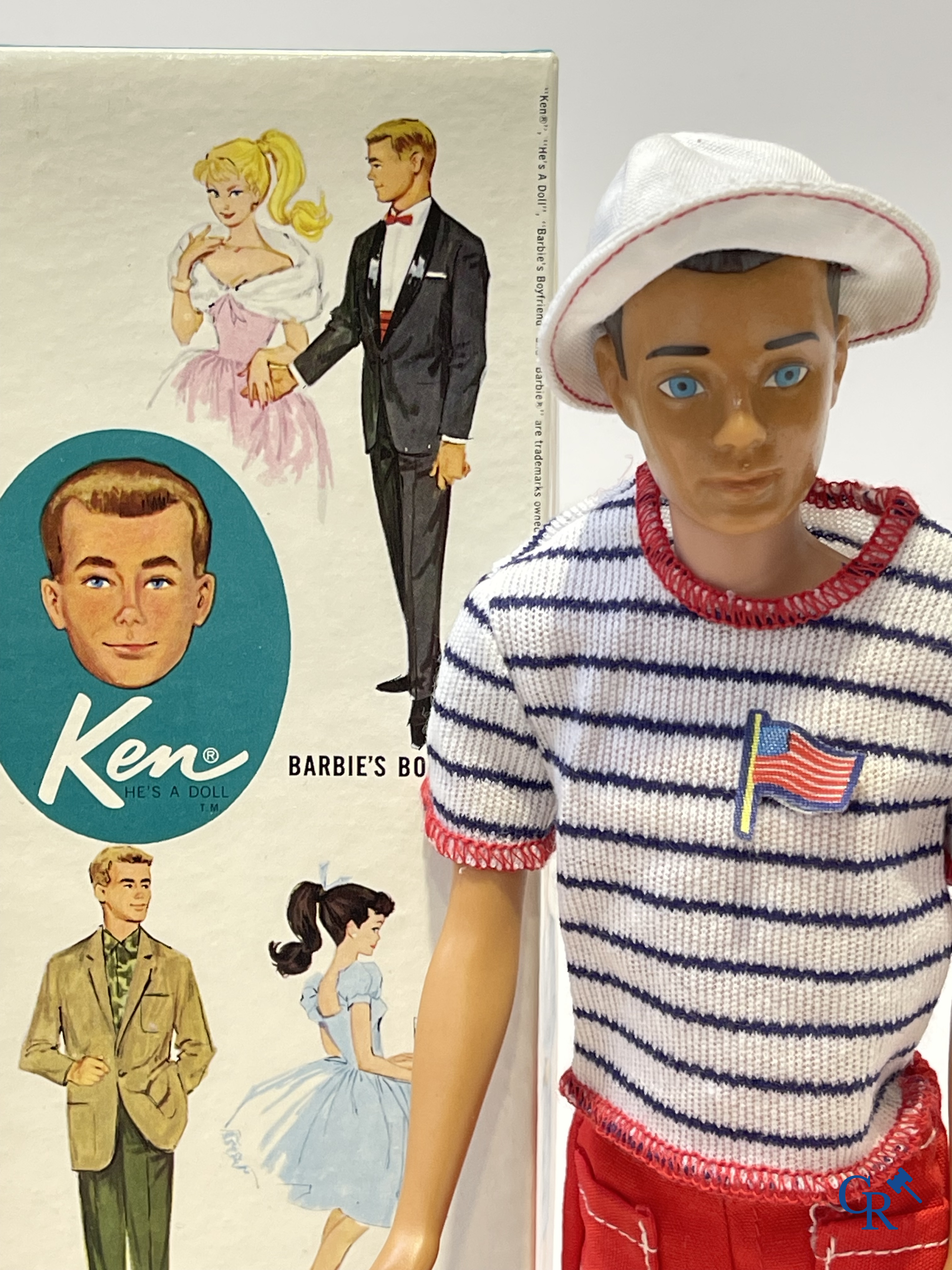 Oud Speelgoed. Mattel, een groot lot poppen en attributen. Barbie, Ricky, Skipper, Ken enz. Jaren '60 en later.