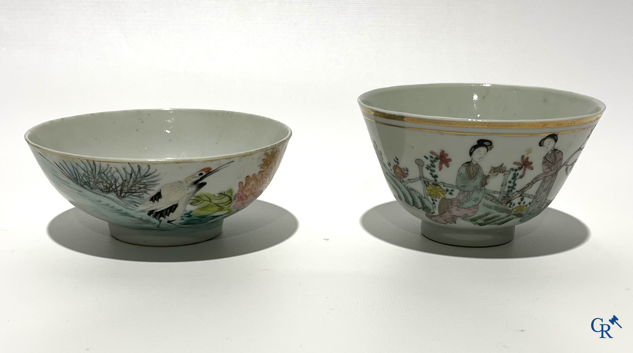 Aziatica. Chinees porselein. Een groot lot divers Chinees porselein.