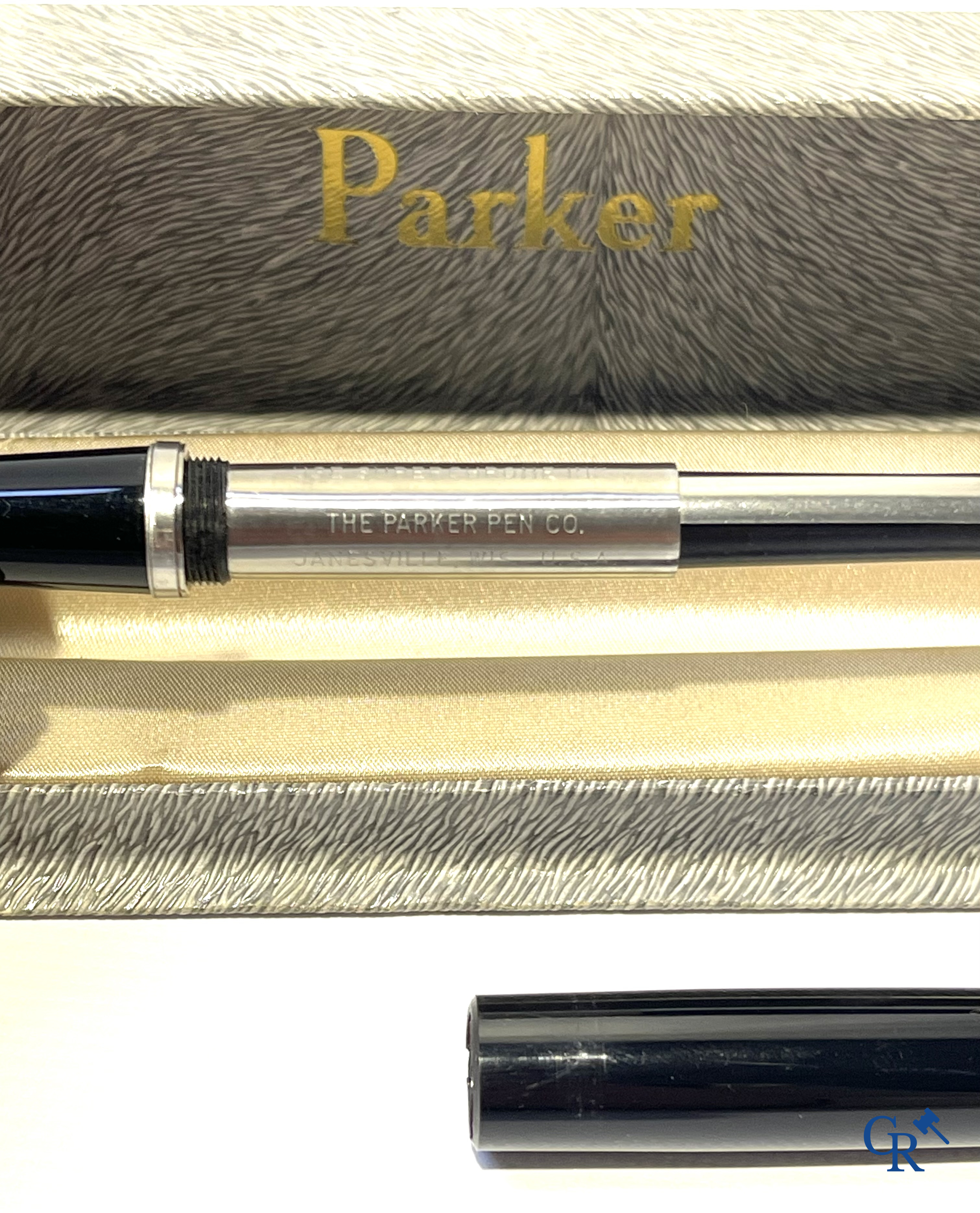 Parker. Vulpen Parker in originele doos. Made in USA, 12 k gold, nieuwstaat met originele doos.