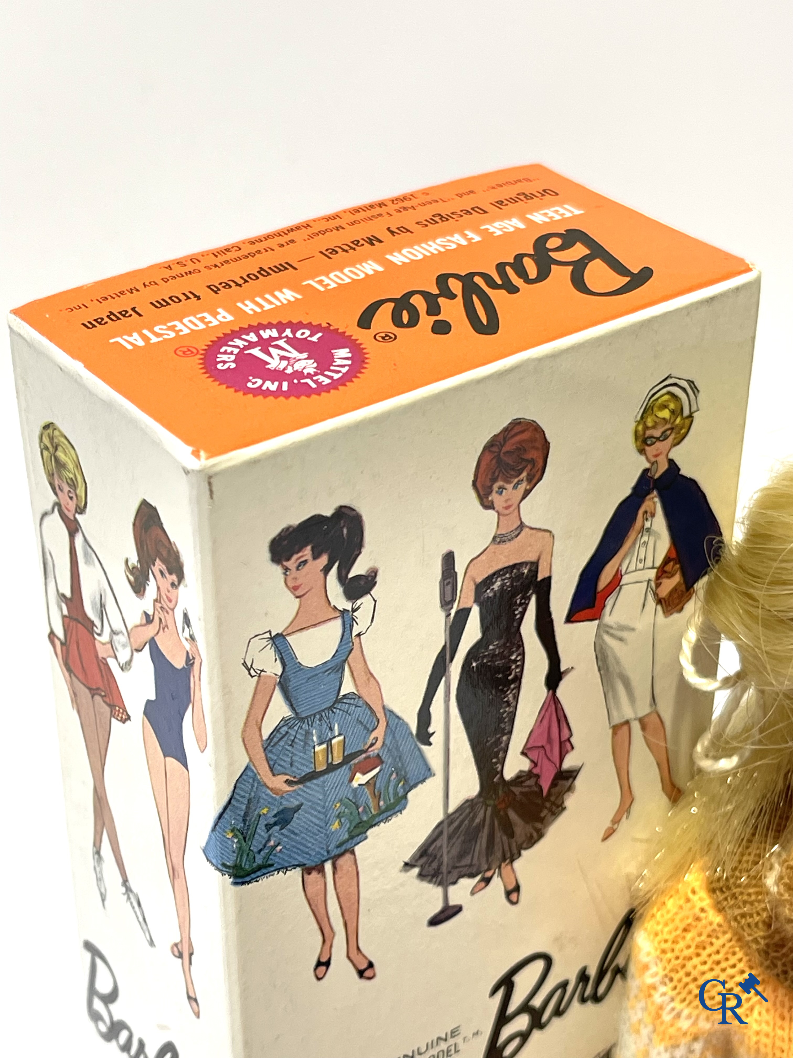 Oud Speelgoed. Mattel, een groot lot poppen en attributen. Barbie, Ricky, Skipper, Ken enz. Jaren '60 en later.