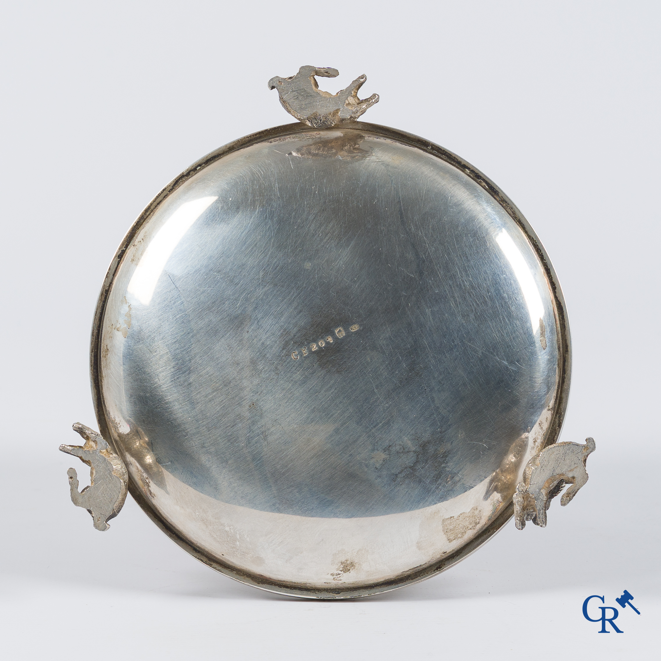 Wolfers Brussel. Mooie vide poche in zilver 925°/00. Genummerd CF201.