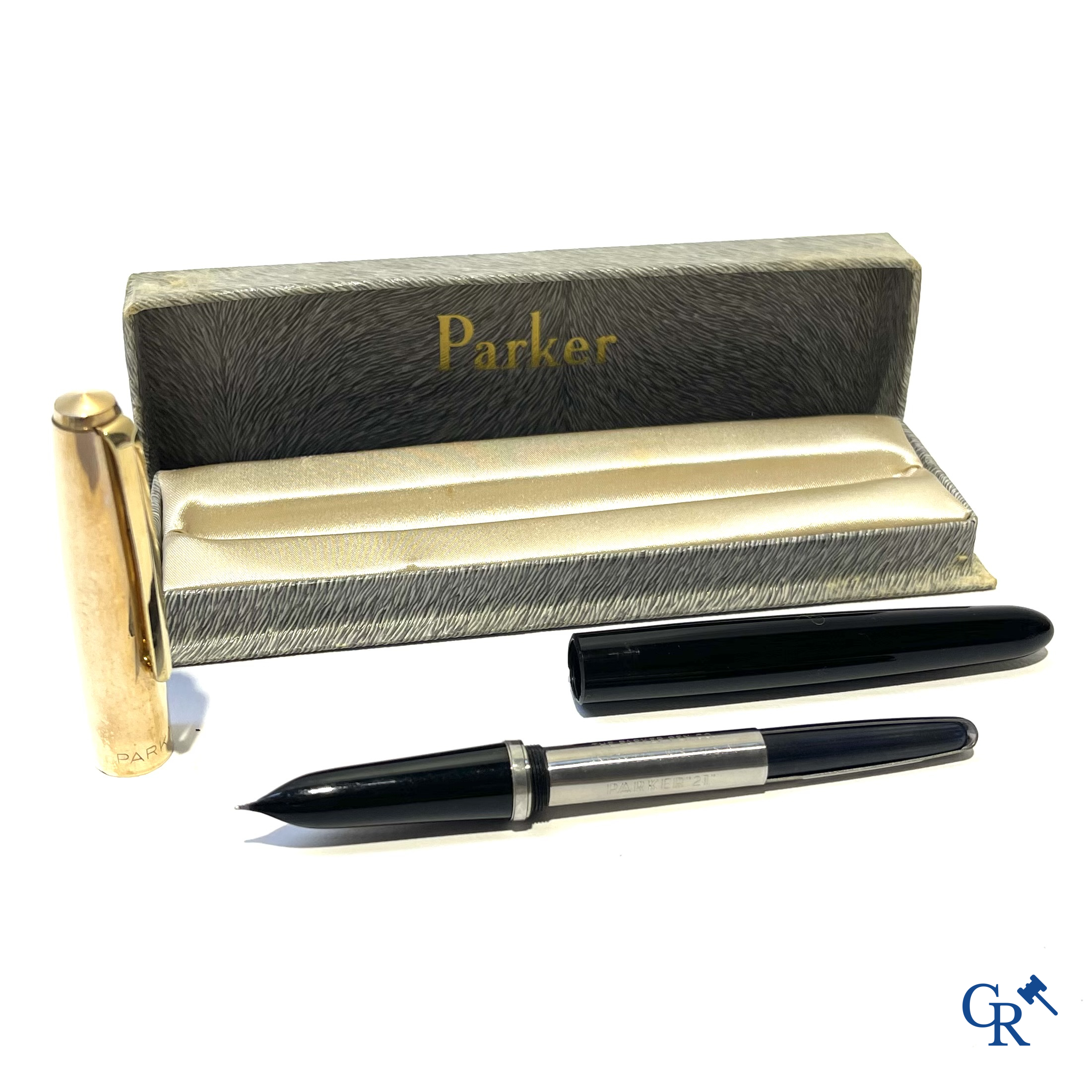 Parker. Vulpen Parker in originele doos. Made in USA, 12 k gold, nieuwstaat met originele doos.