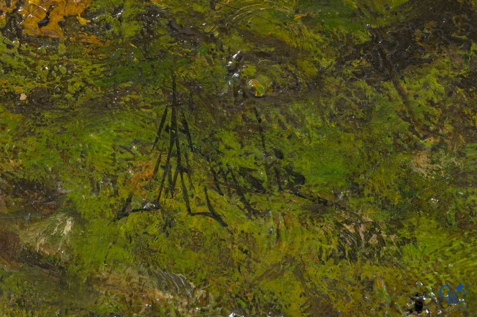 Alfred Edward Emslie (1848-1918) Vissers familie aan de kust, olie op doek.